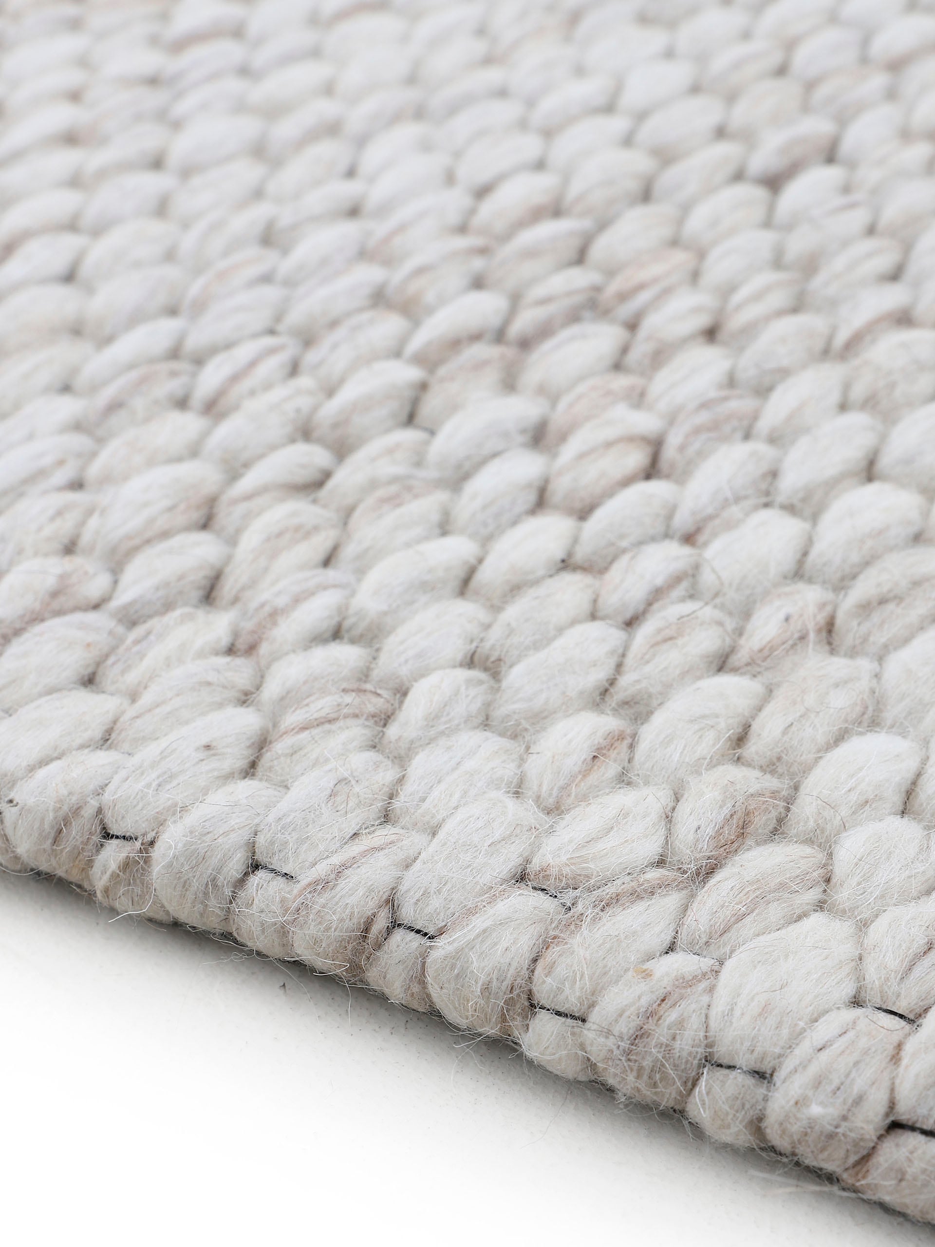 carpetfine Wollteppich »Sina«, & BAUR Teppich, meliert, weich kuschelig Handweb handgewebt, rund, reine auf | Rechnung Wolle
