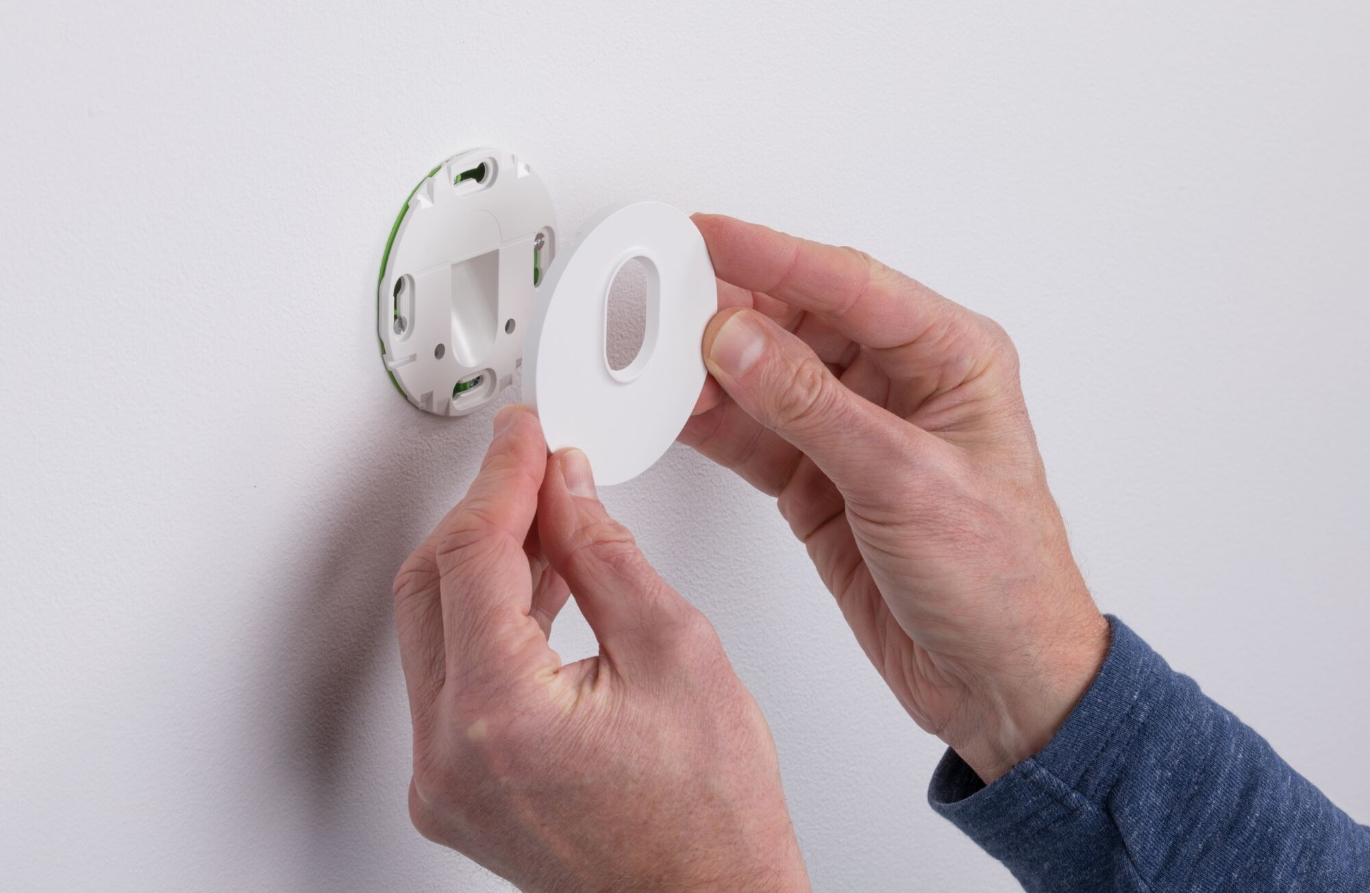 Paulmann LED Wandleuchte »Einbauleuchte rund Weiß 2,7W«, 1 flammig, mit Bewegungssensor Dämmerungssensor