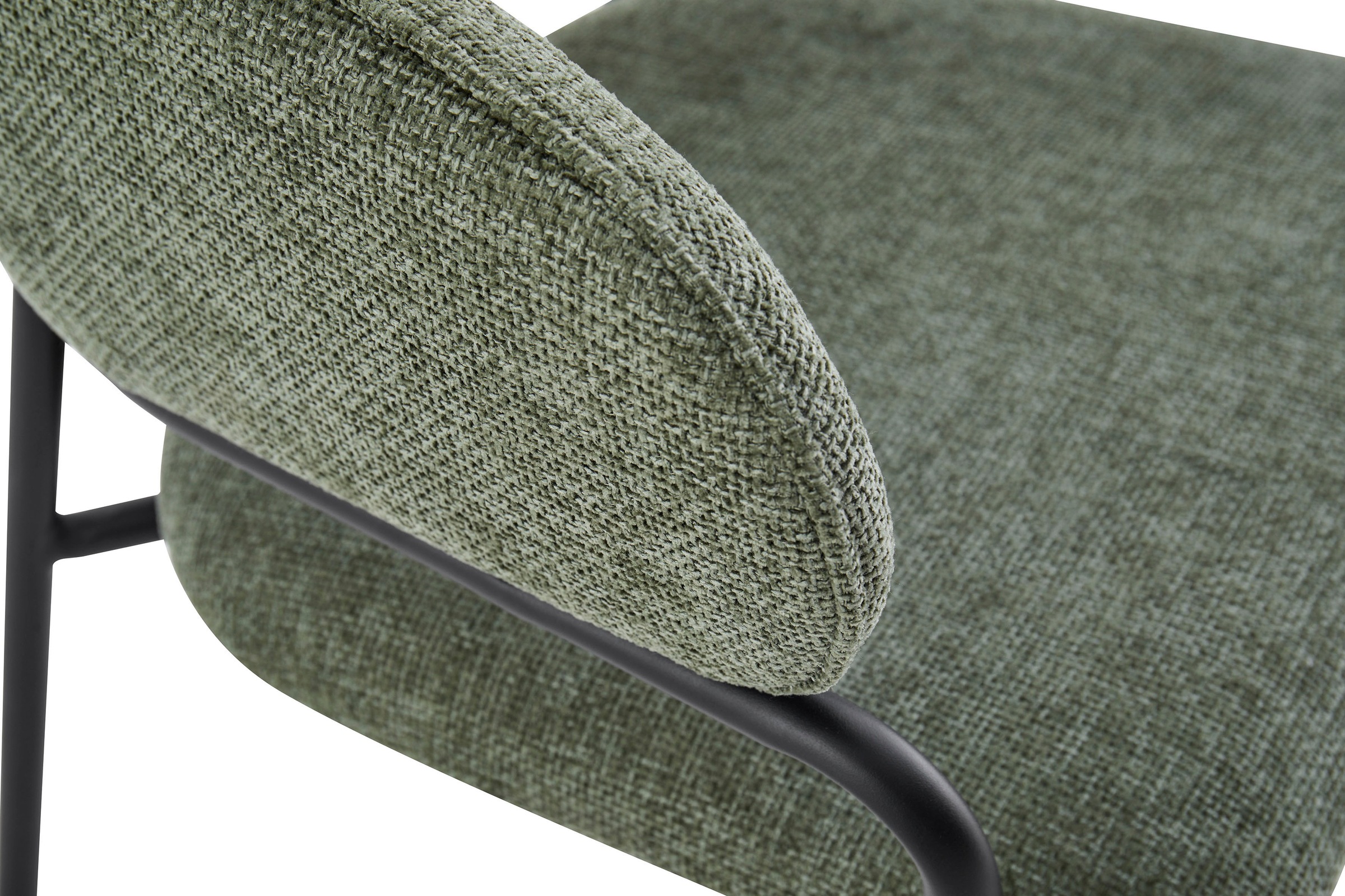 byLIVING Esszimmerstuhl »Curve«, (Set), 2 St., Webstoff, moderner Stoff Stuhl mit gemütlichem Sitzkomfort, verschiedene Farben.