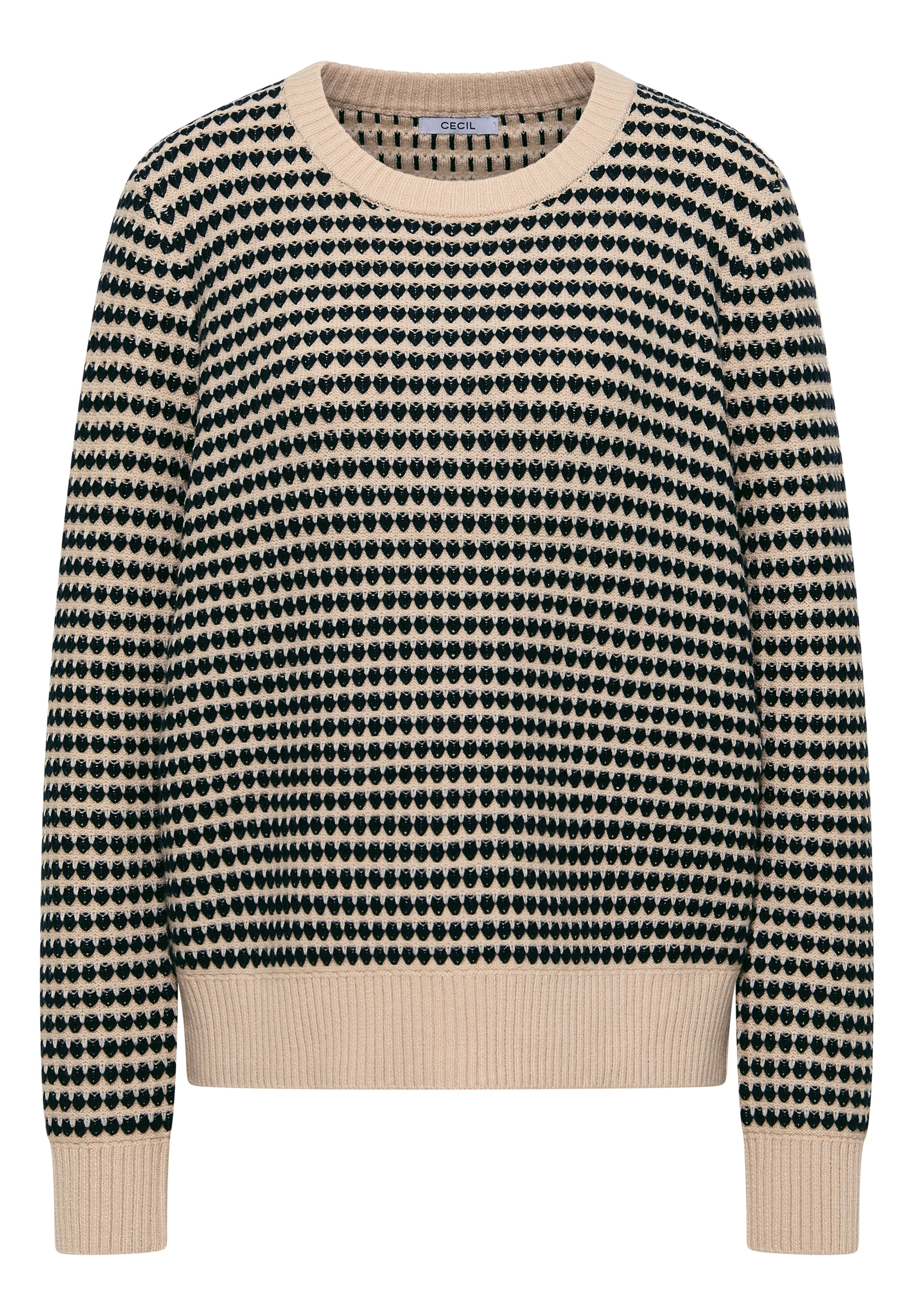 Cecil Strickpullover, aus softem Materialmix