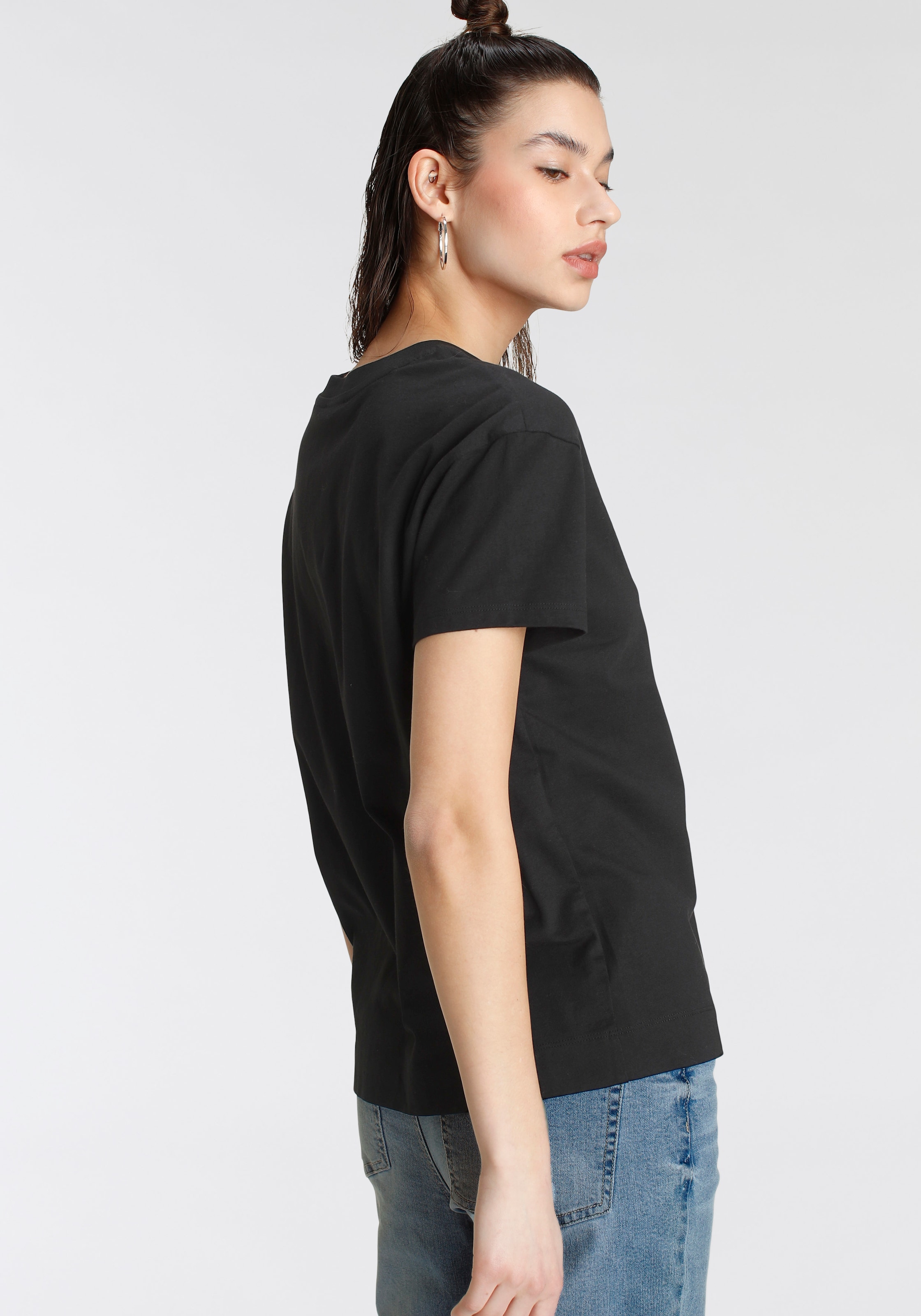 Black Friday Tamaris T-Shirt, im Oversized-Look | BAUR