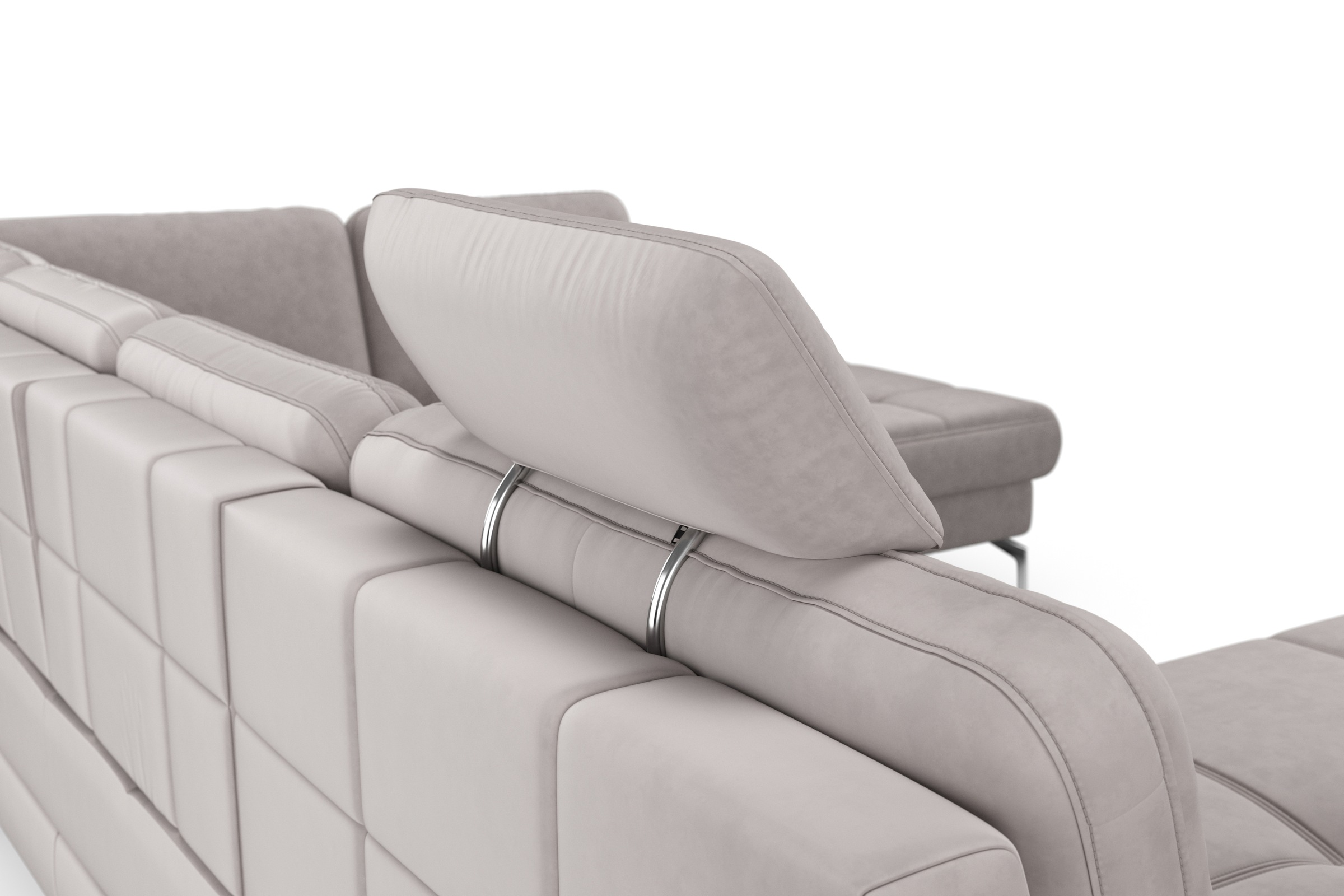 sit&more Wohnlandschaft »Bendigo U-Form«, inklusive Sitztiefenverstellung, Bodenfreiheit 15 cm, in 2 Fußfarben