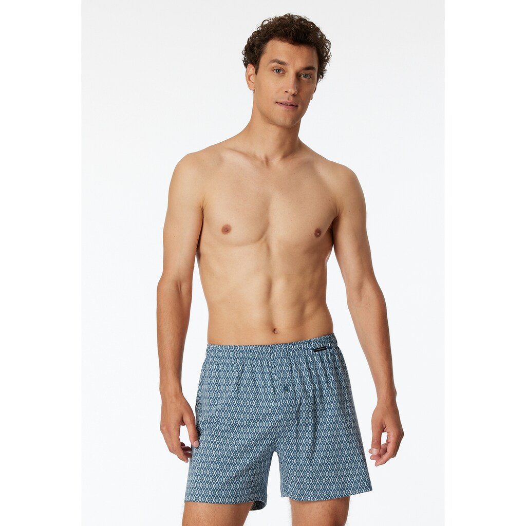 Schiesser Boxershorts »"Boxershorts Multipacks"«, (2er-Pack), zwei verschiedene Designs im Doppelpack