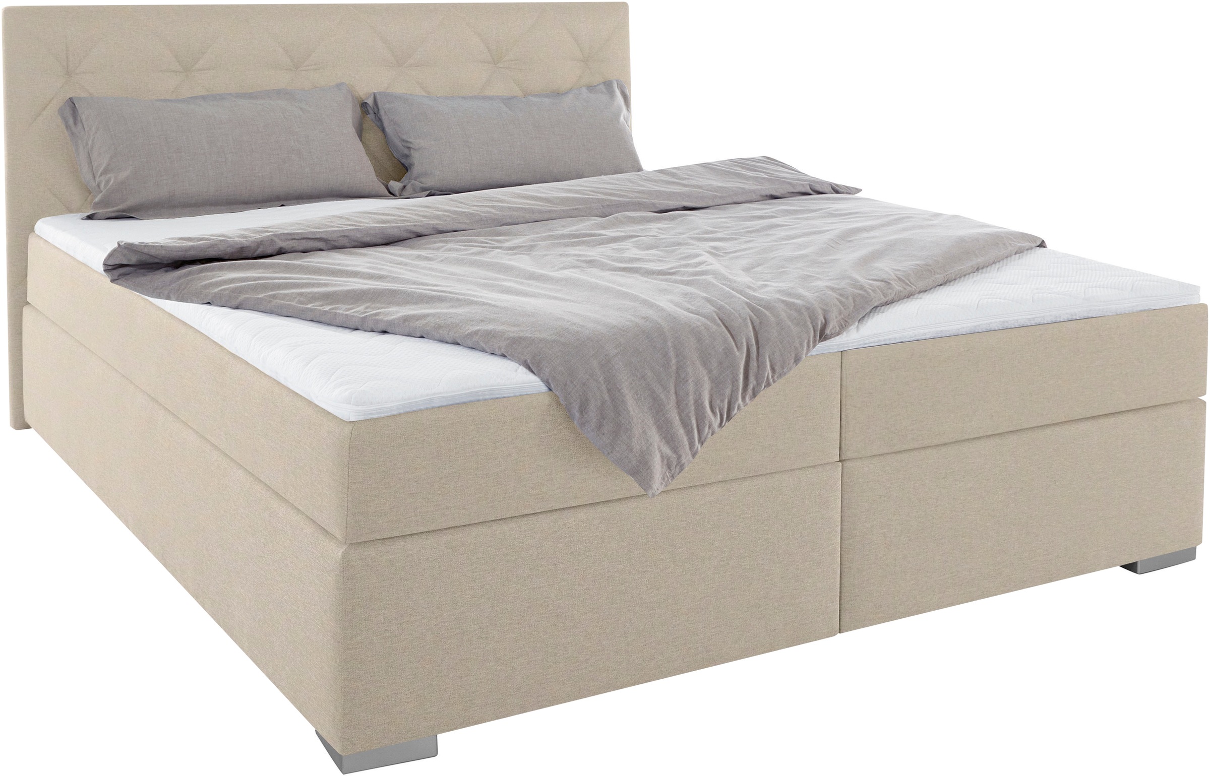Home Affaire Tynan Boxspringbett Beige 4