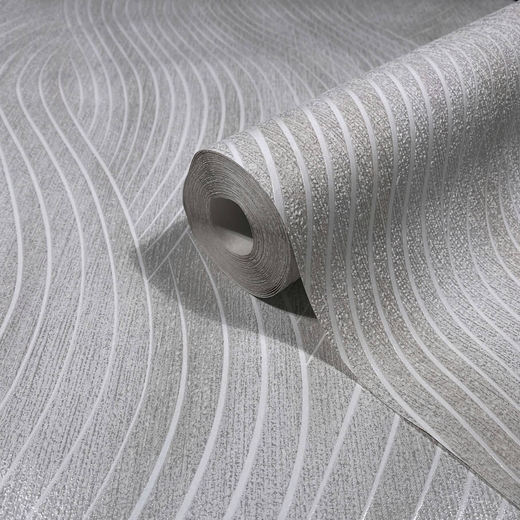 Marburg Vliestapete »Tapete Wavy Stripes«, geometrisch, moderne Vliestapete für Wohnzimmer Schlafzimmer Küche