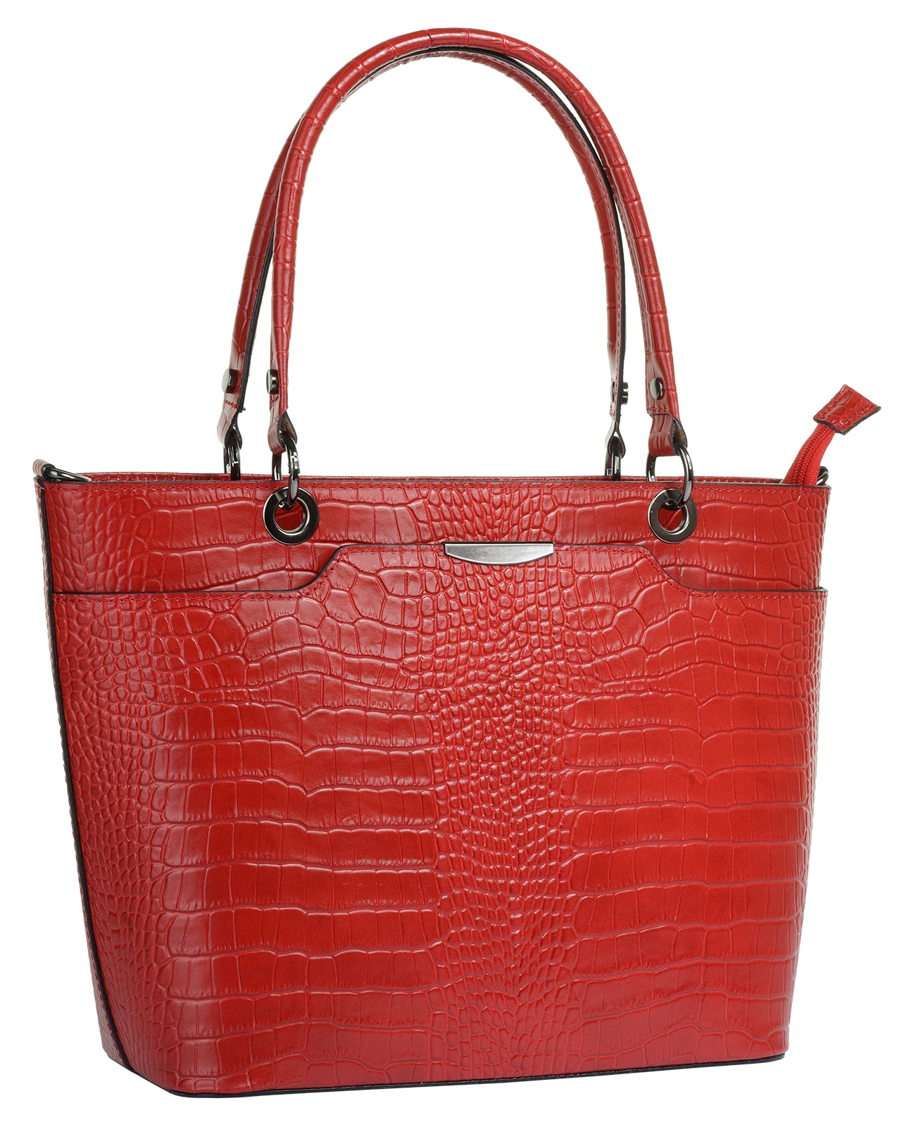 Cluty Henkeltasche »CLUTY Damen echt Leder, Made in Italy« echt Leder, Made in Italy