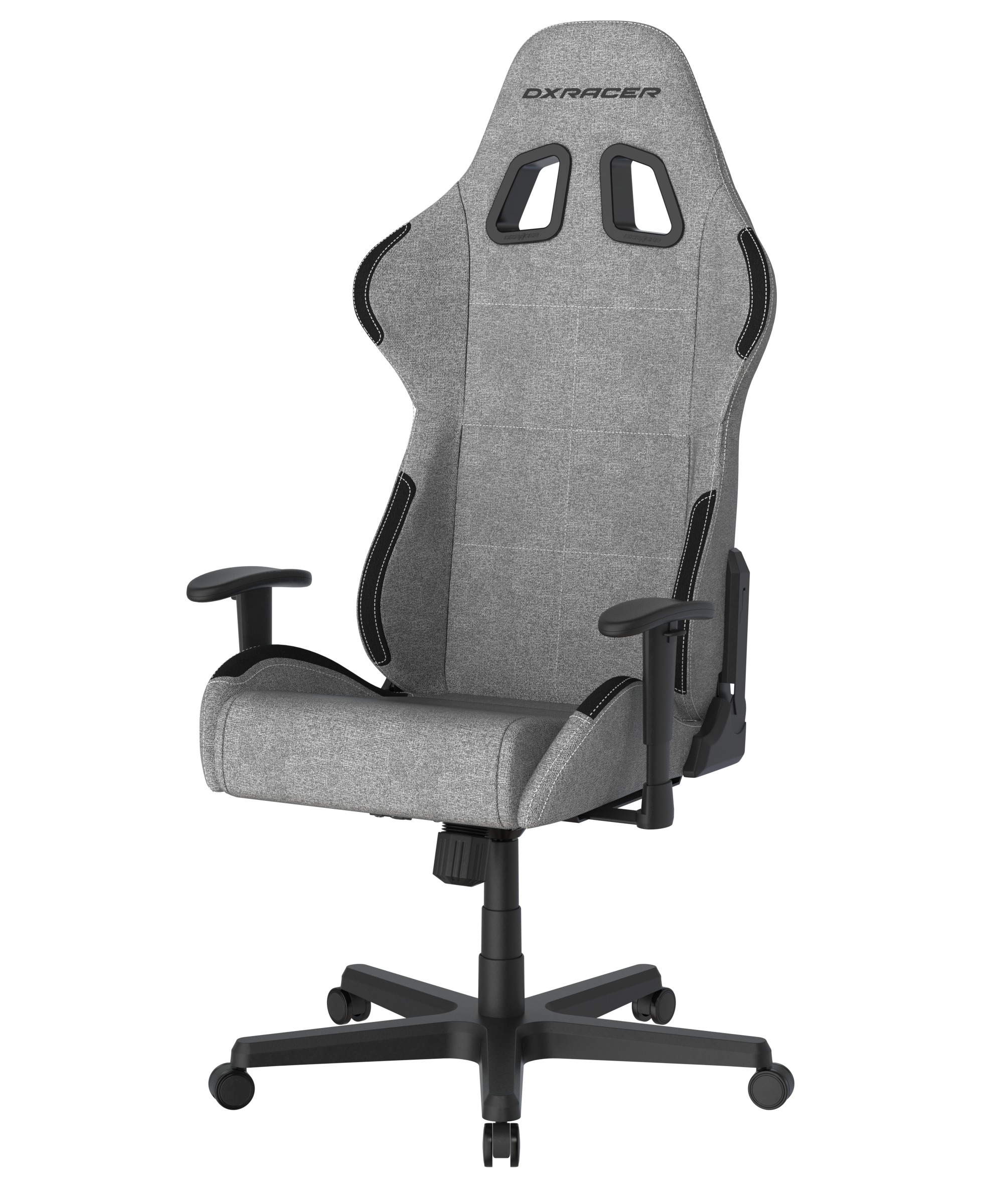 DXRacer Gaming-Stuhl »Formula Gaming Chair Regular L, Wasserabweisender Stoff, grau schwarz«