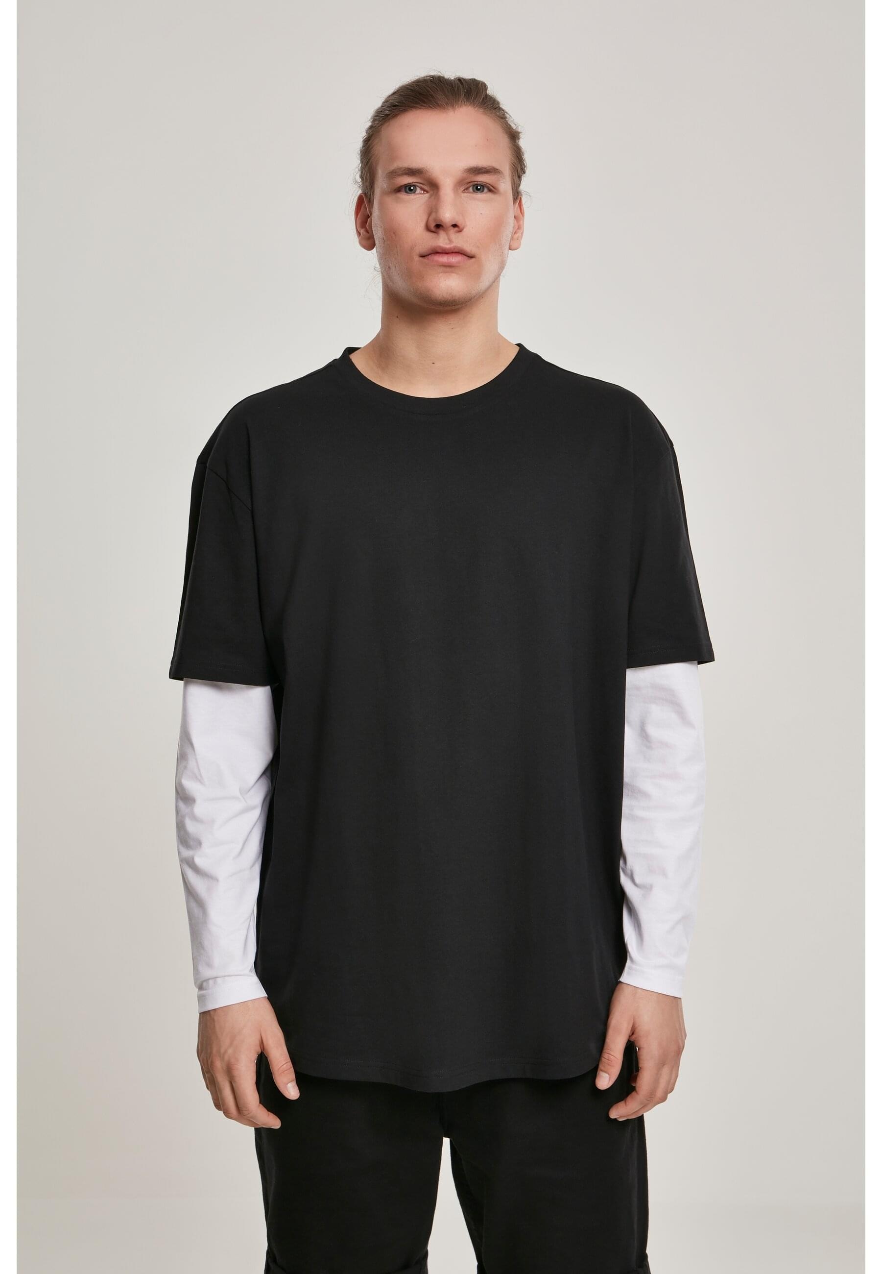 kaufen URBAN (1 CLASSICS Oversized »T-Shirt tlg.) Shaped ▷ Tee«, T-Shirt Layer | BAUR Double LS