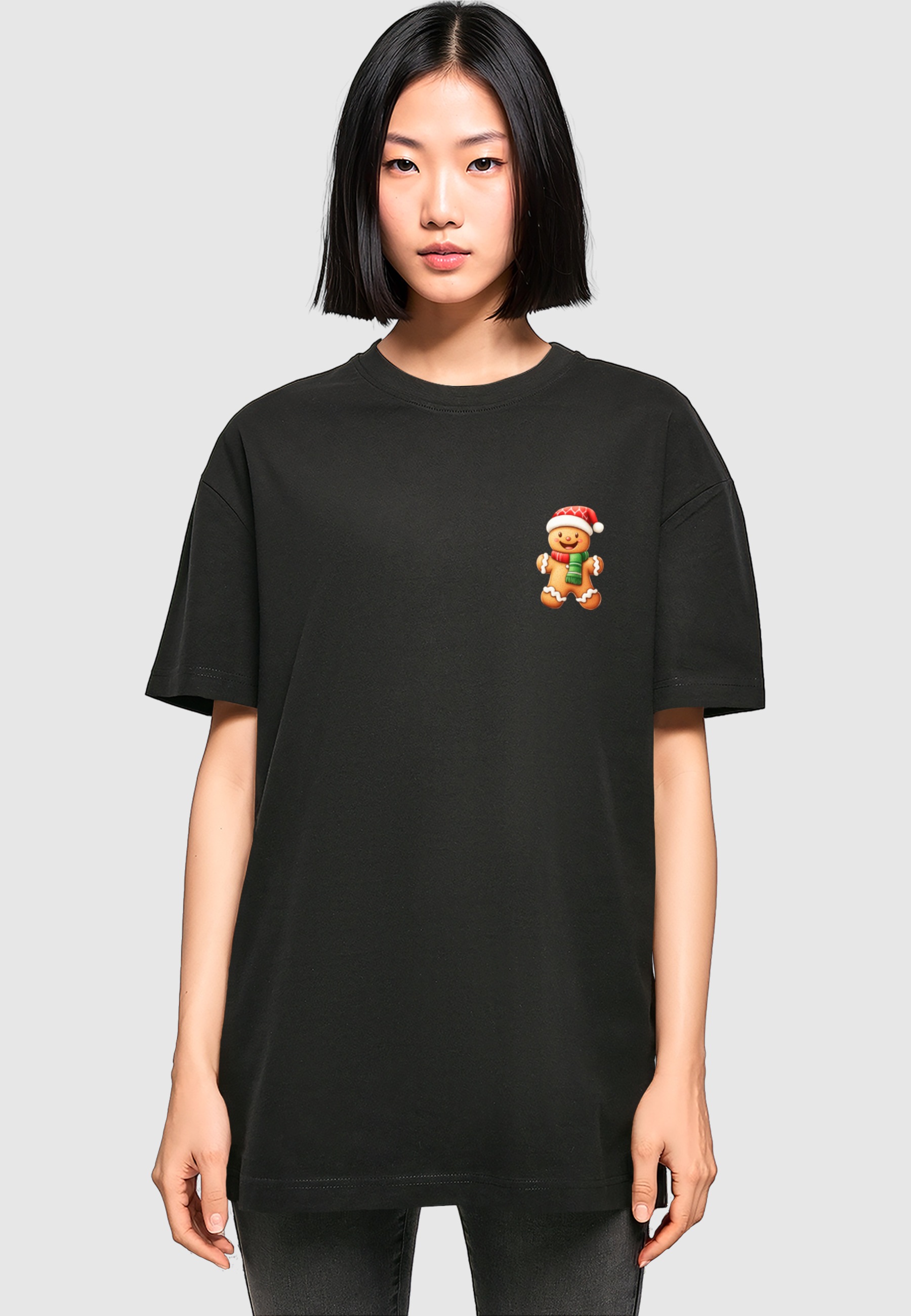 Merchcode T-Shirt »Merchcode Ladies Christmas Ginger Tee« 1