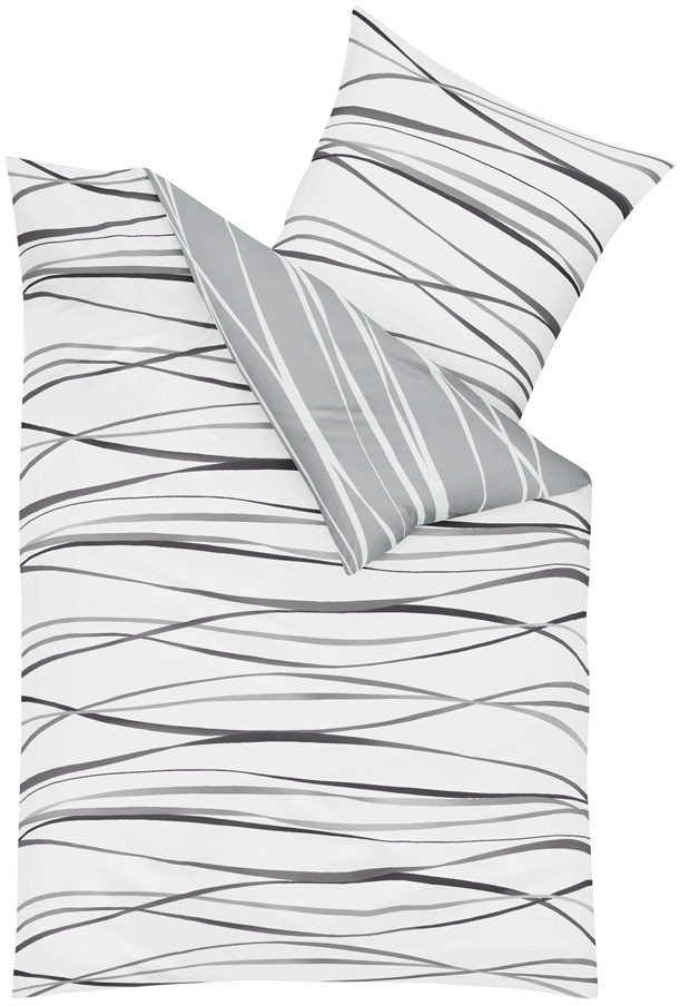 Kaeppel Wendebettwäsche »Motion« 2 Stk. tlg. Mit feinen Wellenlinien