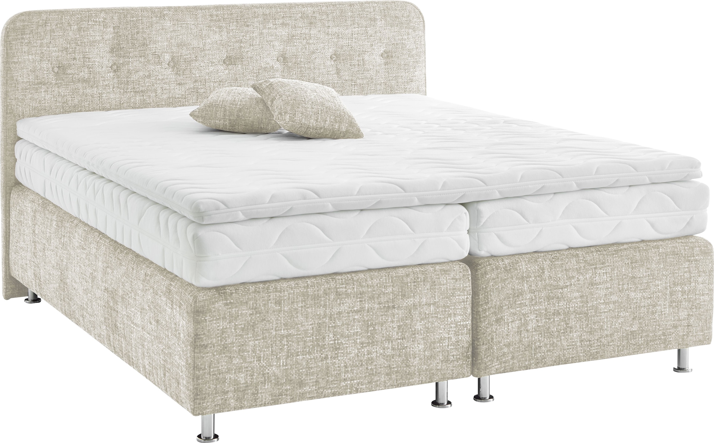 Westfalia Schlafkomfort Boxspringbett "Sapporo", Inkl. Zierkissen, wählbar günstig online kaufen