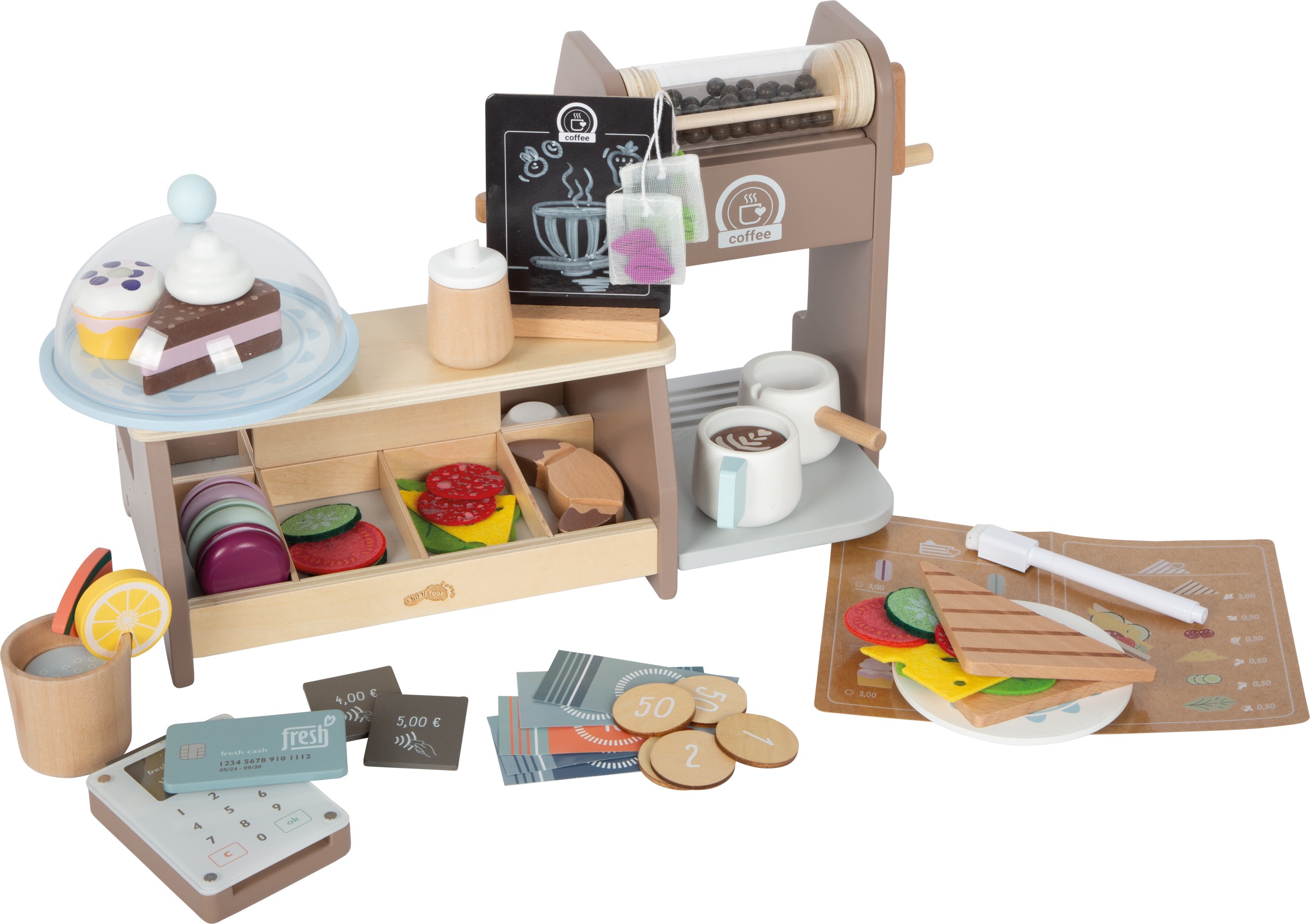 Small Foot Spielküche »Barista Café-Set, 35x16x22 cm«