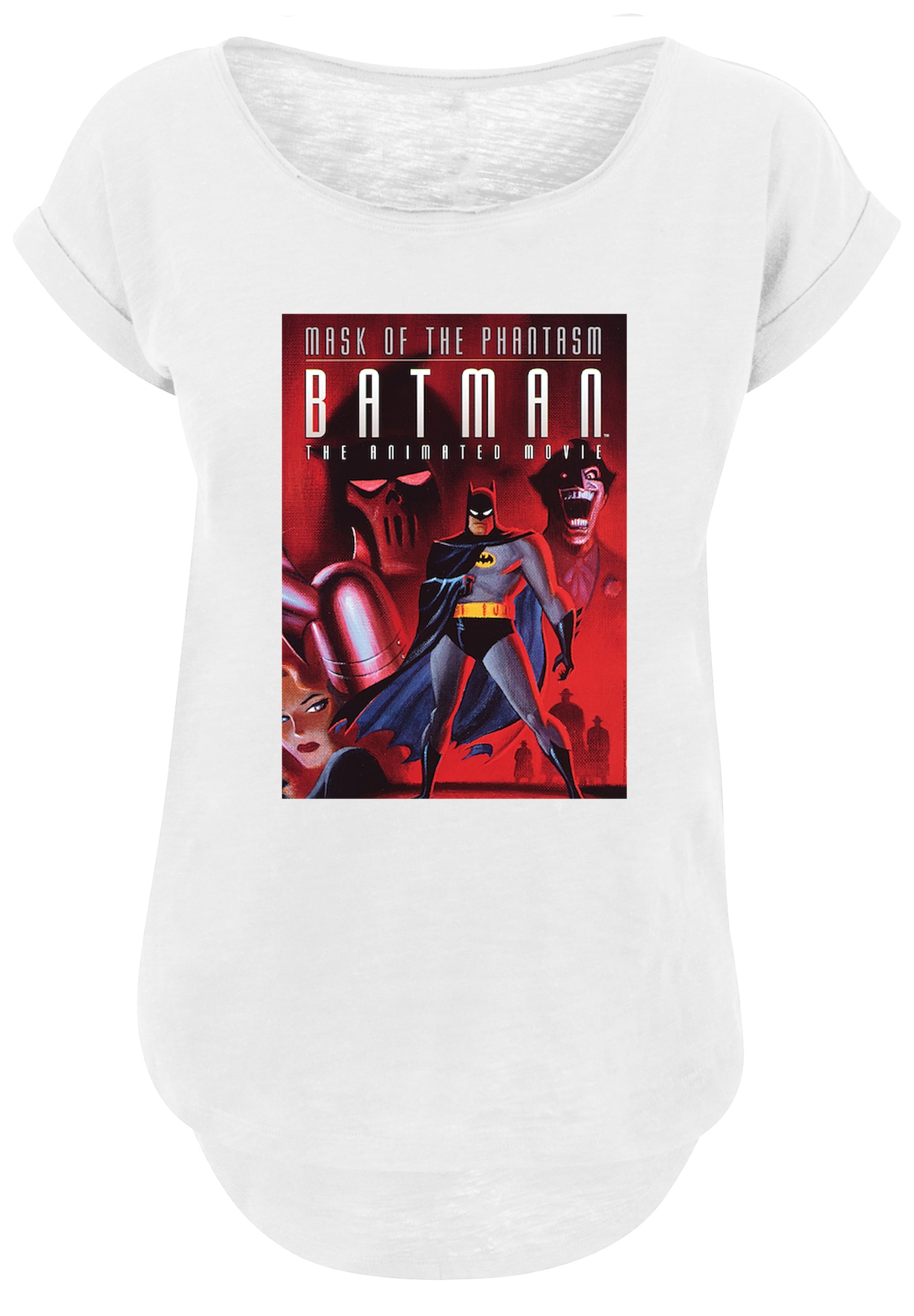 F4NT4STIC T-Shirt »DC Comics Batman Mask Of The Phantasm«, Damen,Premium Merch,Lang,Longshirt,Bedruckt