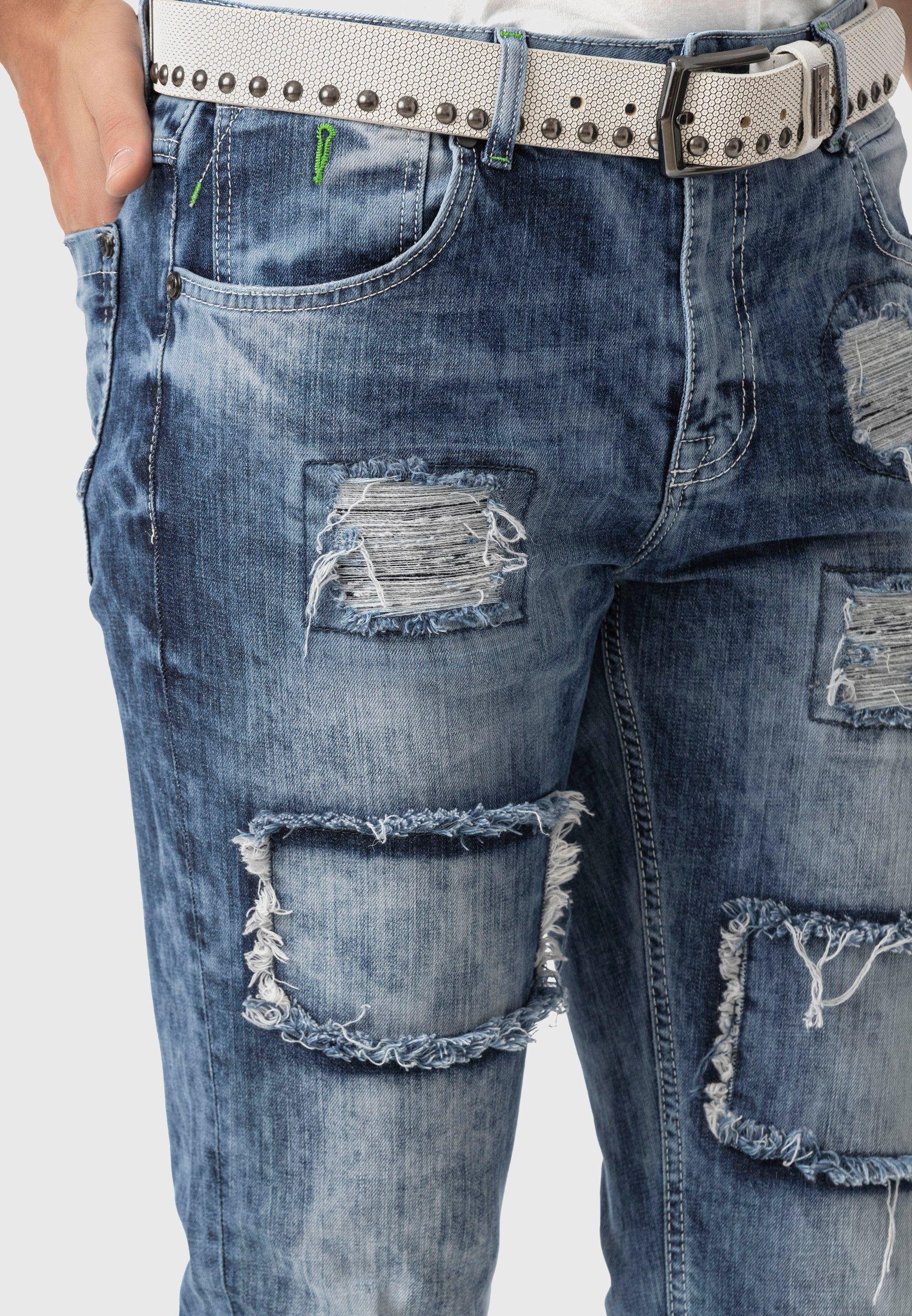 Cipo & Baxx 5-Pocket-Jeans »Jeans«, im Used-Look
