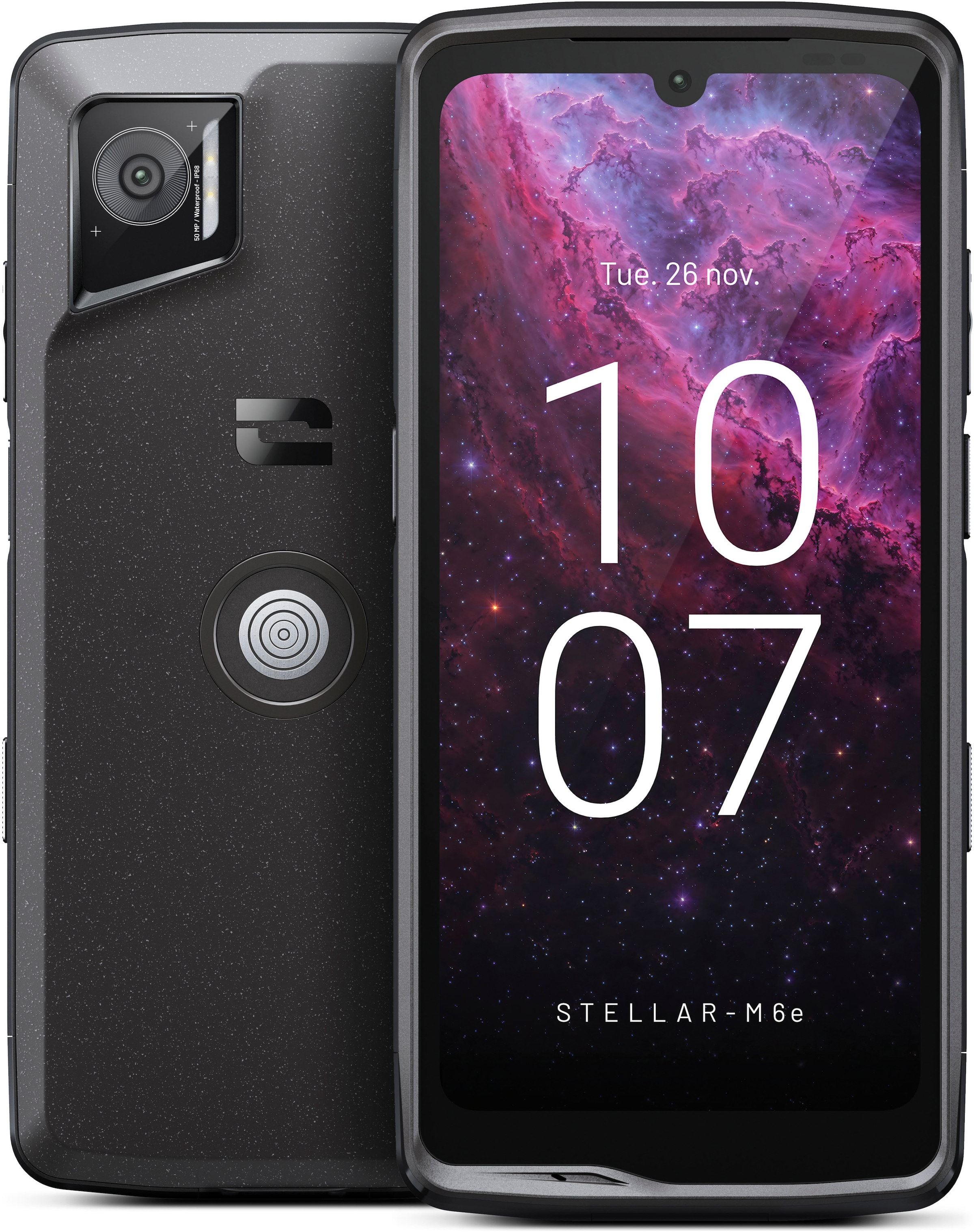 Smartphone »Stellar M6E 64GB«, schwarz, 64 GB Speicherplatz