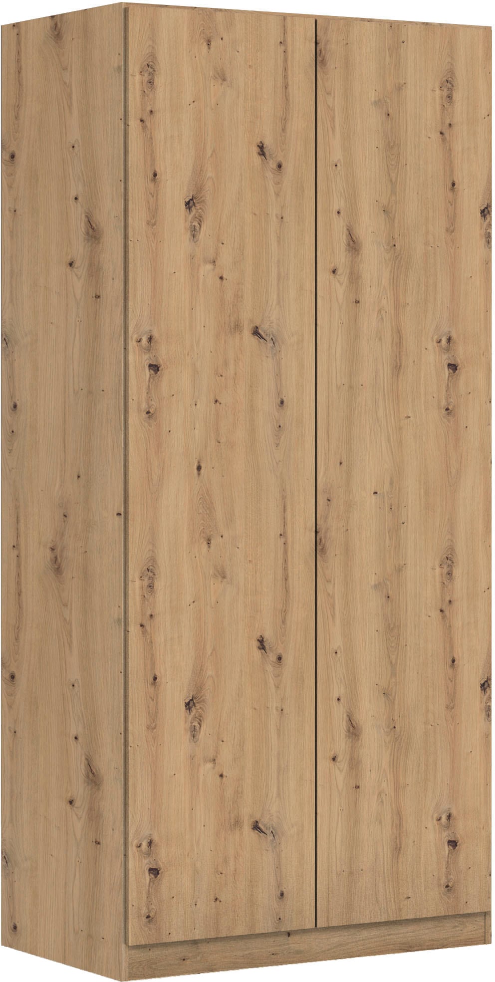 rauch Drehtürenschrank "Kleiderschrank Schrank Garderobe Wäscheschrank COSTA Breite 91 cm" in 3 Ausstattungen BASIC/CLASSIC/PREMIUM, mit griffloser Front und Push-to-Open Funktion MADE IN GERMANY