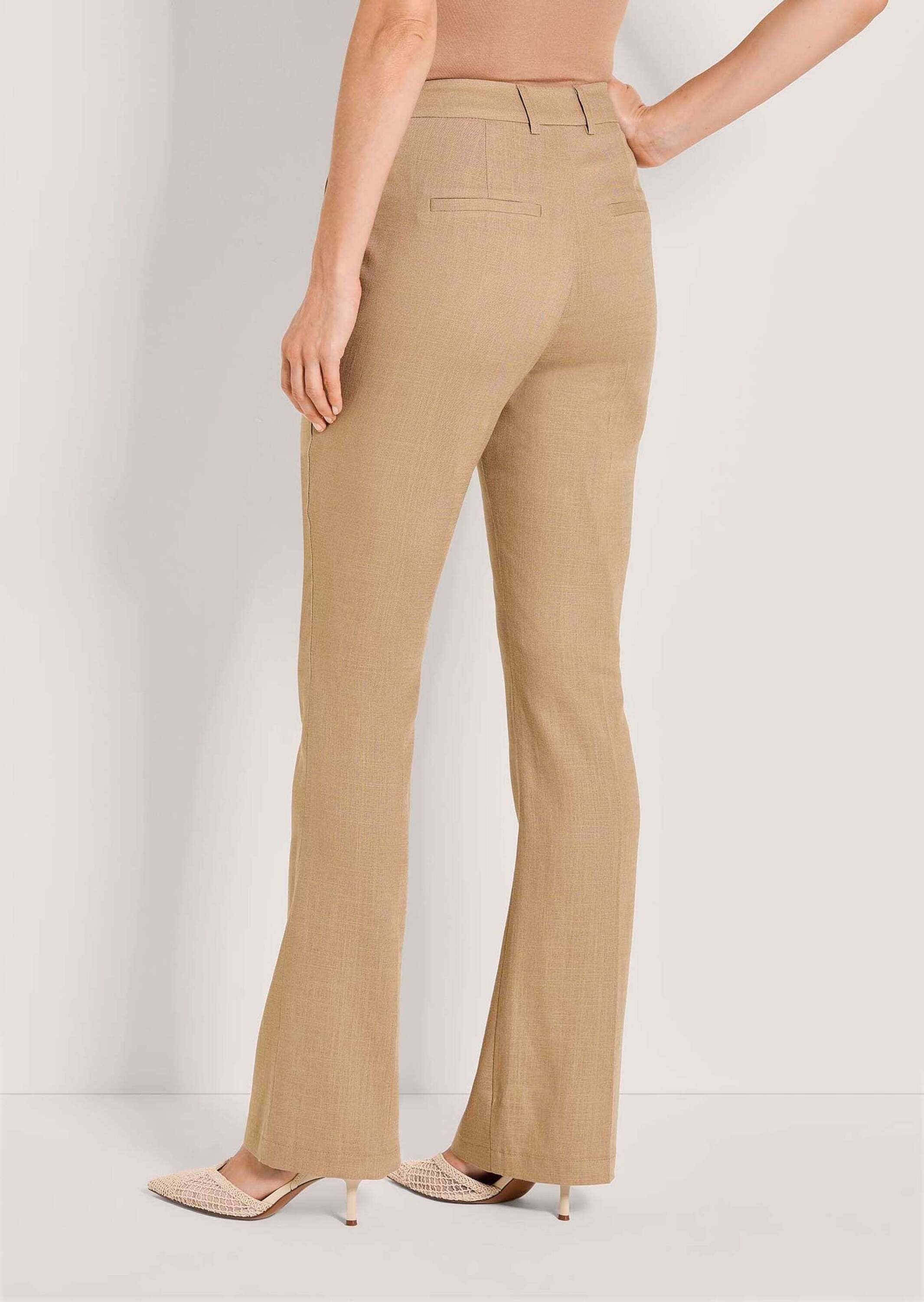 MADELEINE Bügelfaltenhose »Bügelfaltenhose Stoffhose mit Formbund«  Hose mit Bootcut