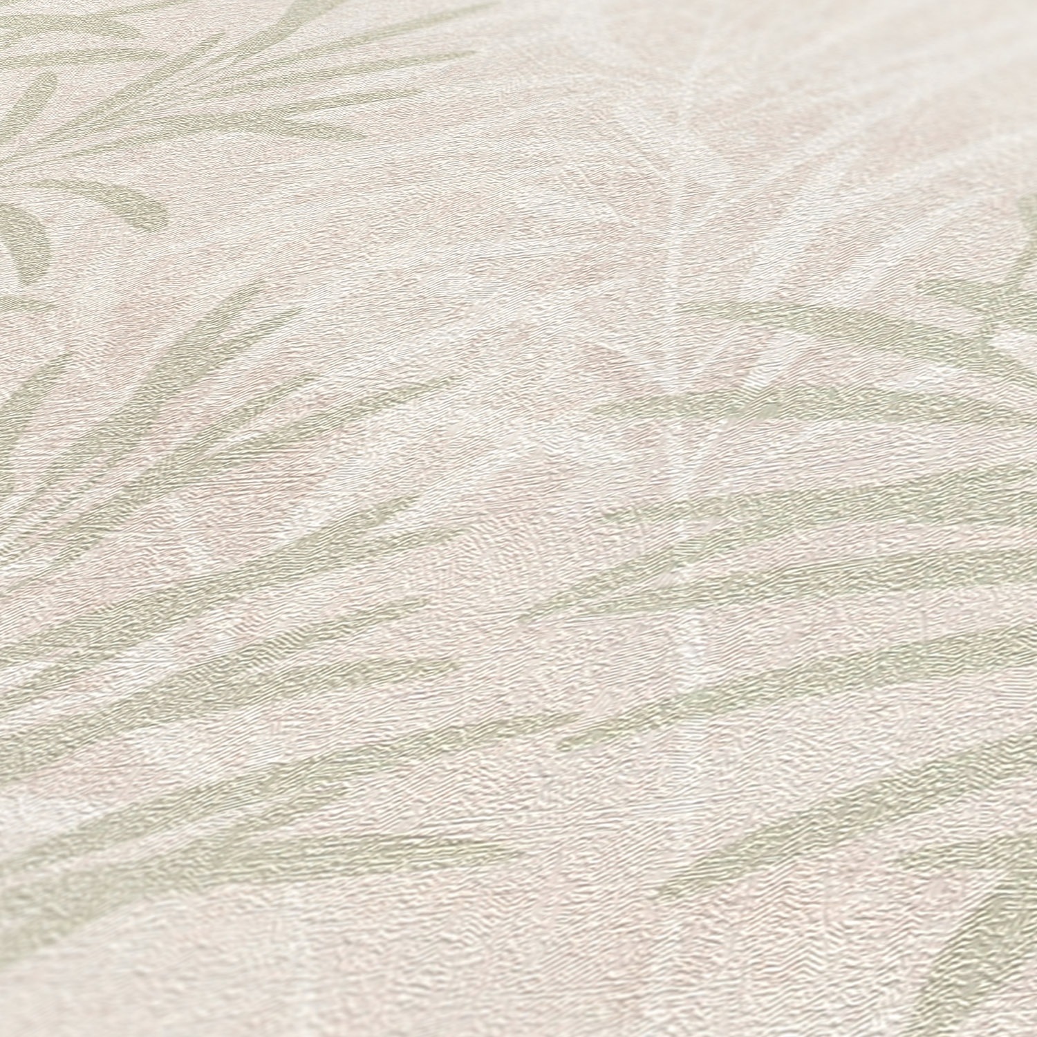 A.S. Création Vliestapete »Terra Tapete Floral Blätter«, matt-gemustert-neutral, Landhaus-Tapete Natur Metallic Tapeten Wohnzimmer Schlafzimmer Küche