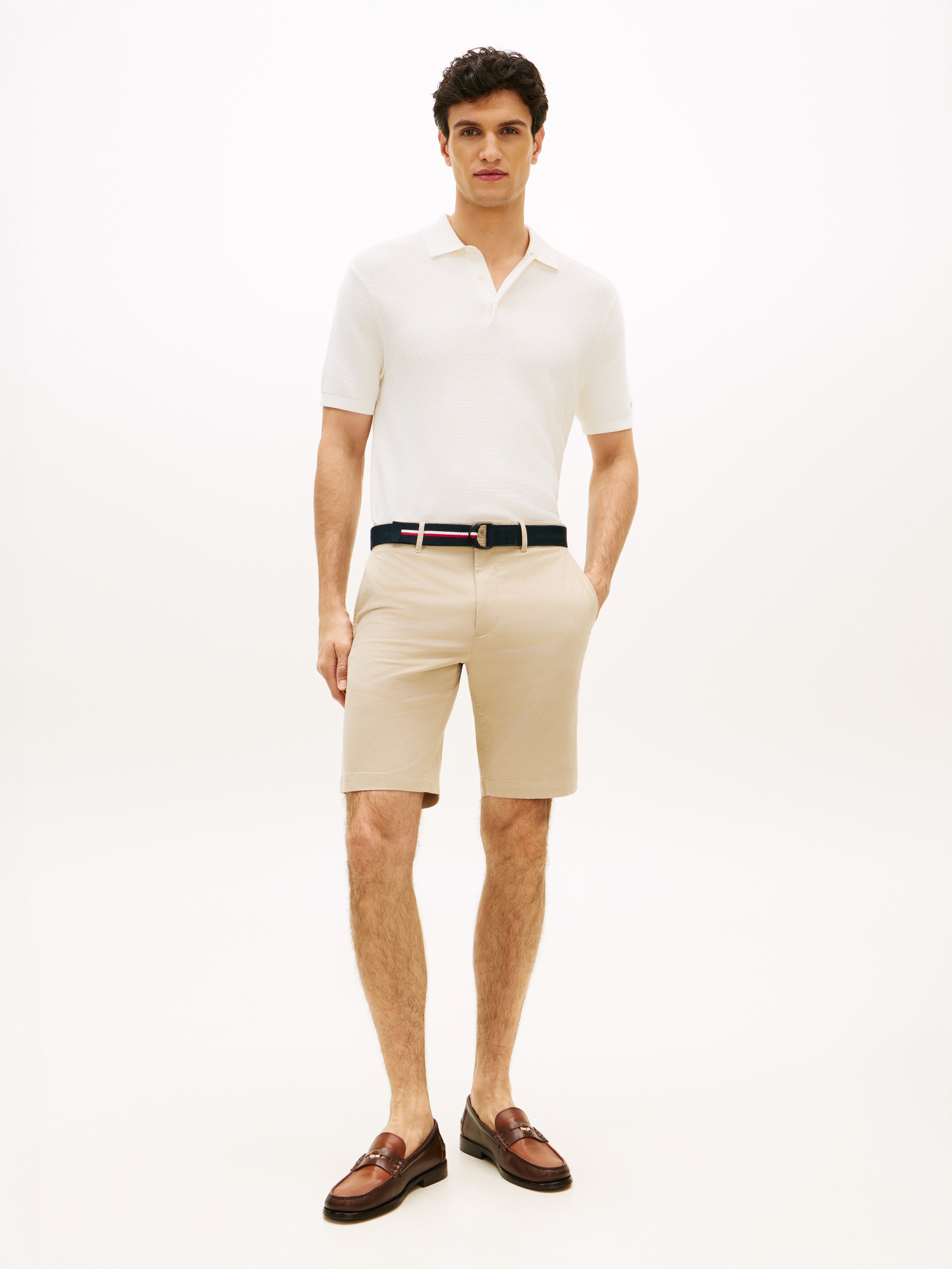 Tommy Hilfiger Shorts »DENTON 9.5 INC ESS TWILL W/ BELT«  mit abnehmbaren Gürtel, slim fit