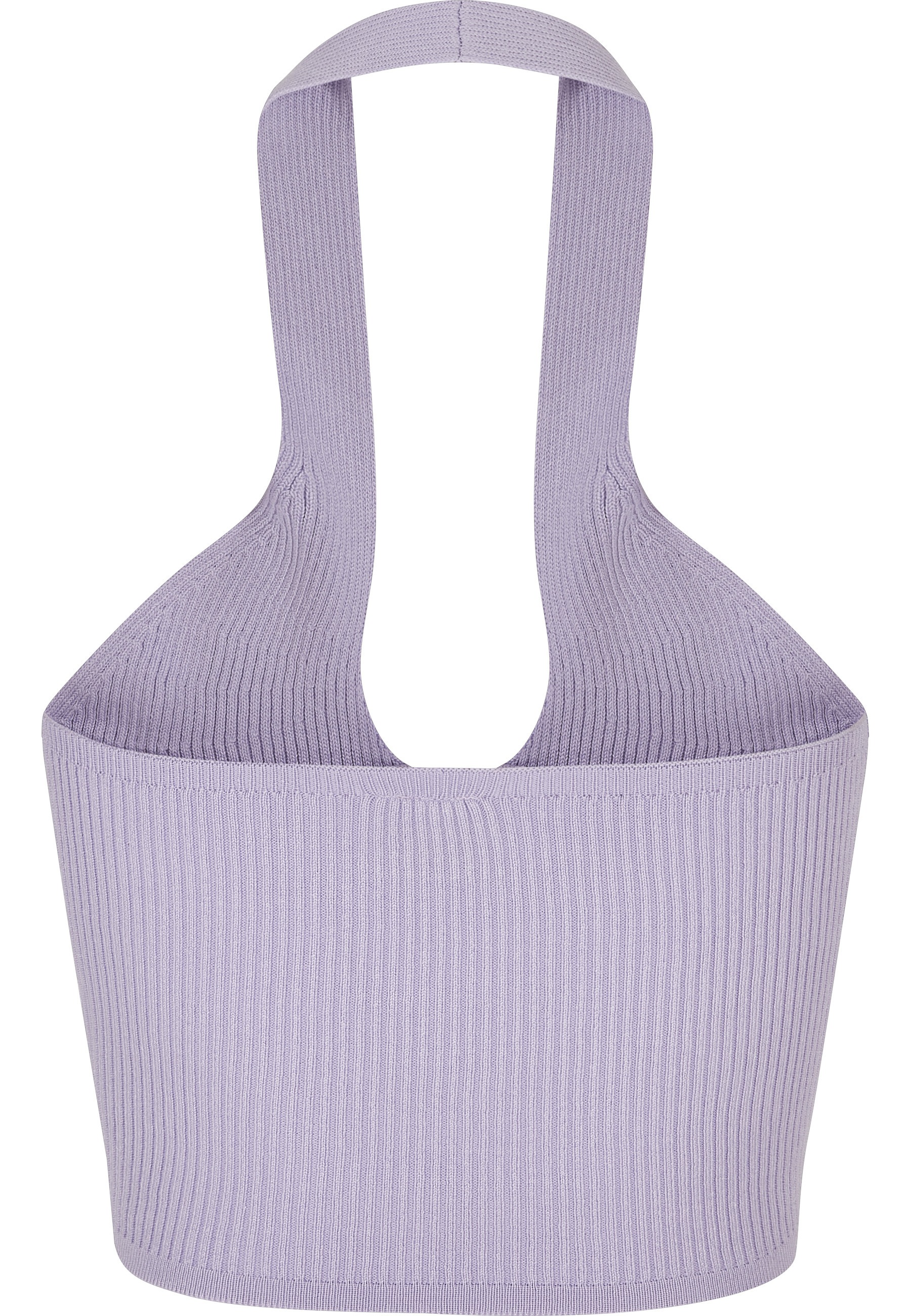 URBAN CLASSICS Tanktop "Urban Classics Damen Ladies Rib Knit Crossed Neckho günstig online kaufen