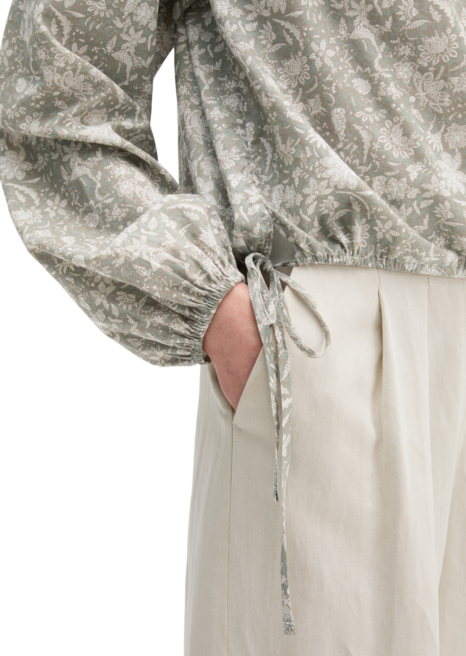 Marc O'Polo Langarmbluse »aus bedrucktem Baumwoll-Voile«