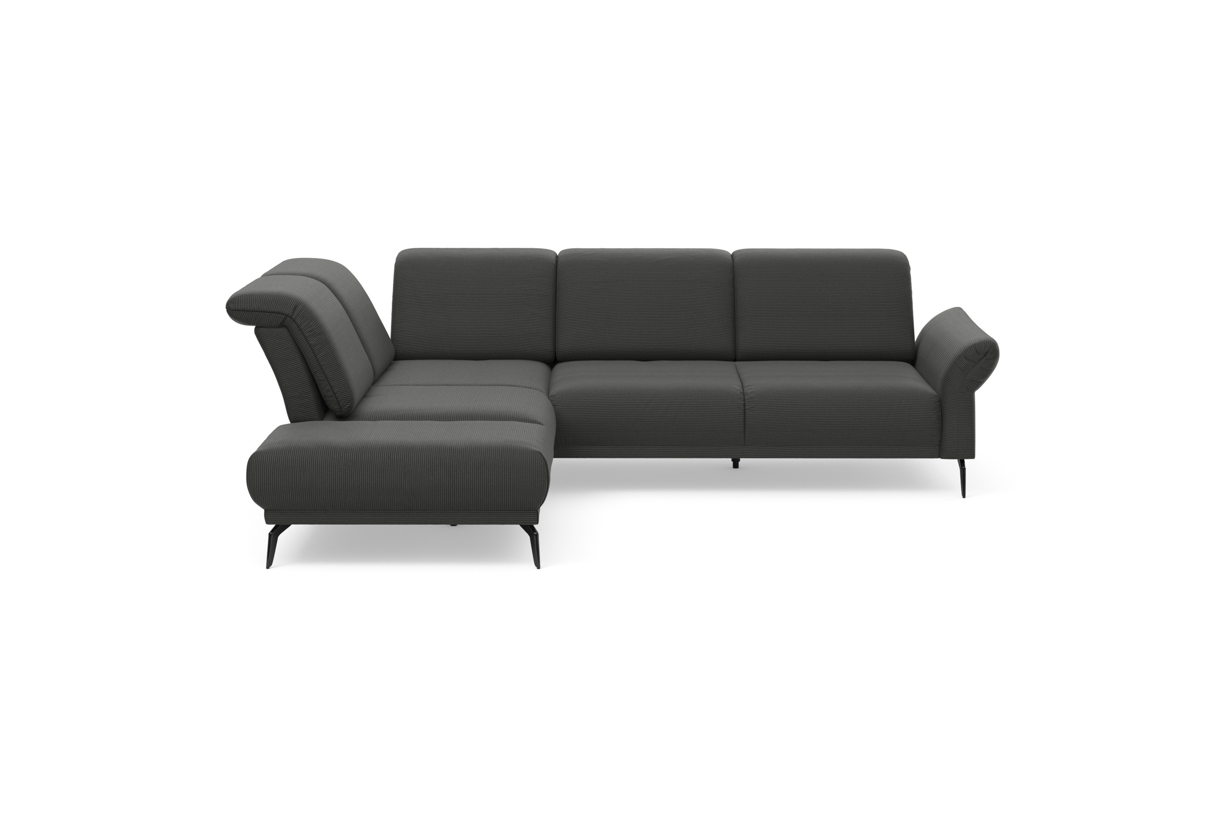 Home affaire Ecksofa "Coco L-Form" Sitztiefen-, Arm- und Kopfteilverstellun günstig online kaufen