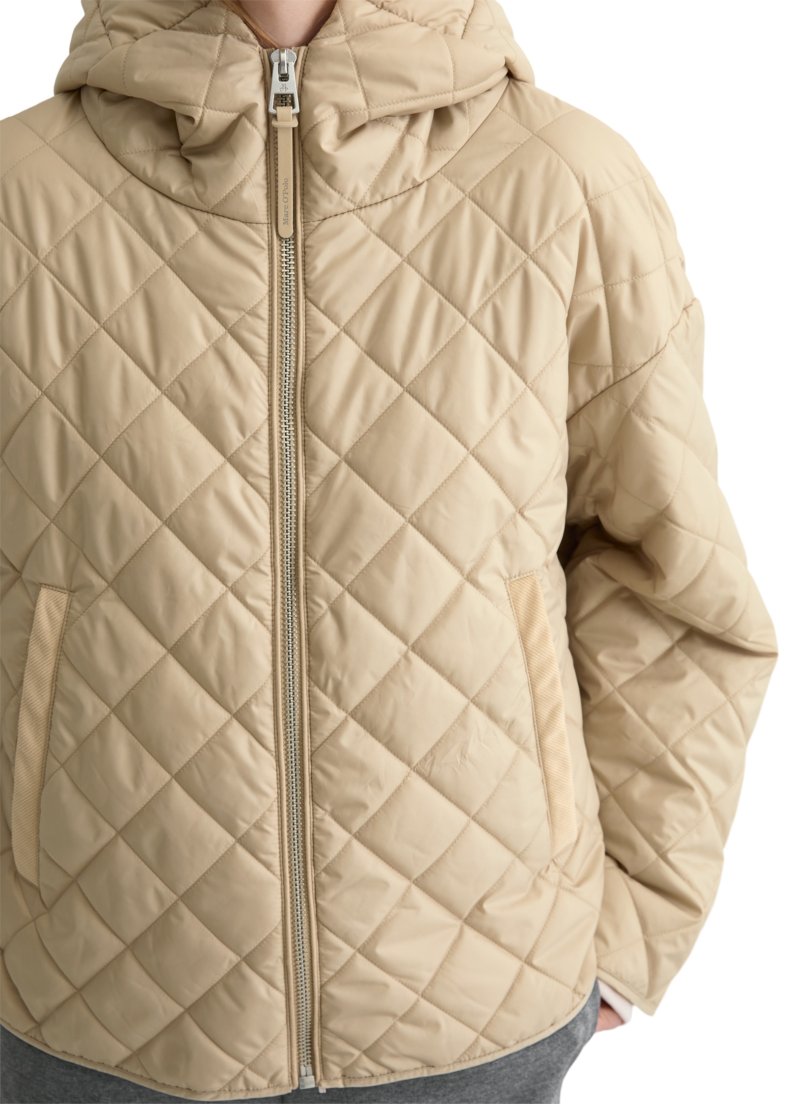 Marc O'Polo Outdoorjacke »aus recyceltem Polyester« mit Kapuze