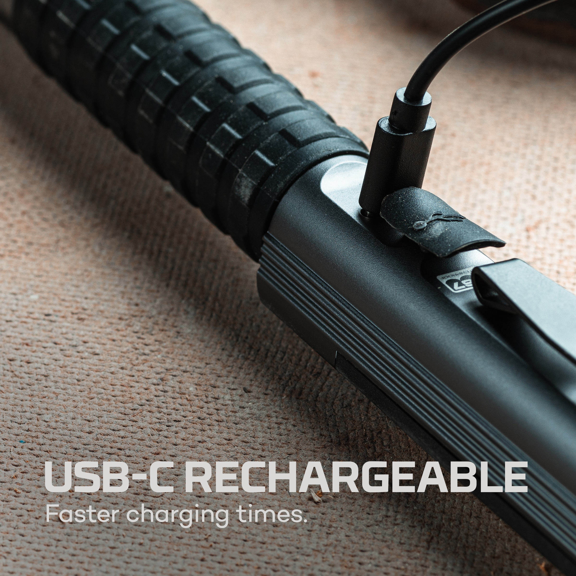 NEBO LED Taschenlampe »Nebo BIG LARRY PRO« Set, Taschenlampe inkl. Ladekabel, 2 Stk. tlg.