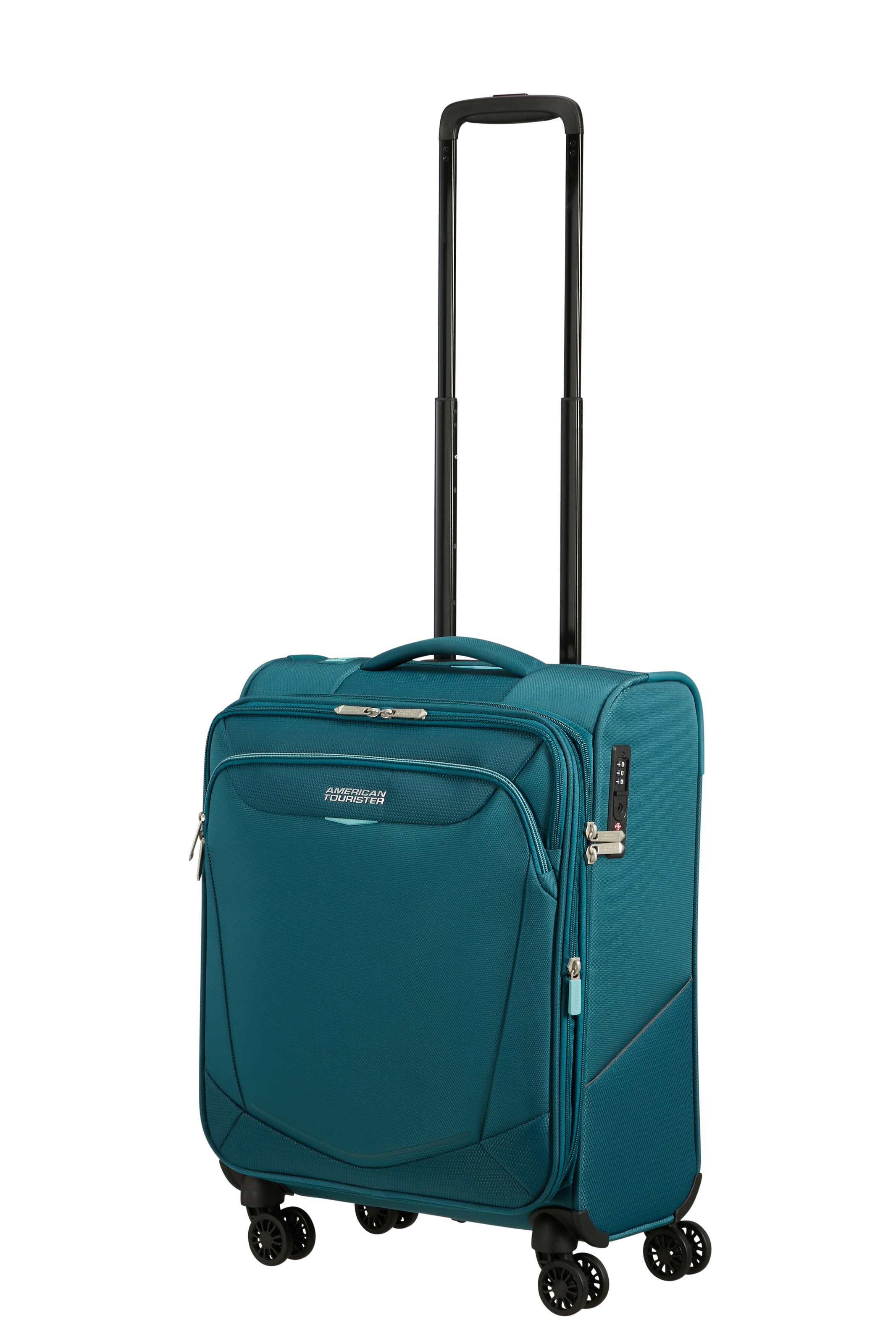 American Tourister® Weichgepäck-Trolley »SUMMERRIDE, in verschiedenen Größen« 43 l 4 Rollen Reisekoffer Volumenerweiterung TSA-Schloss