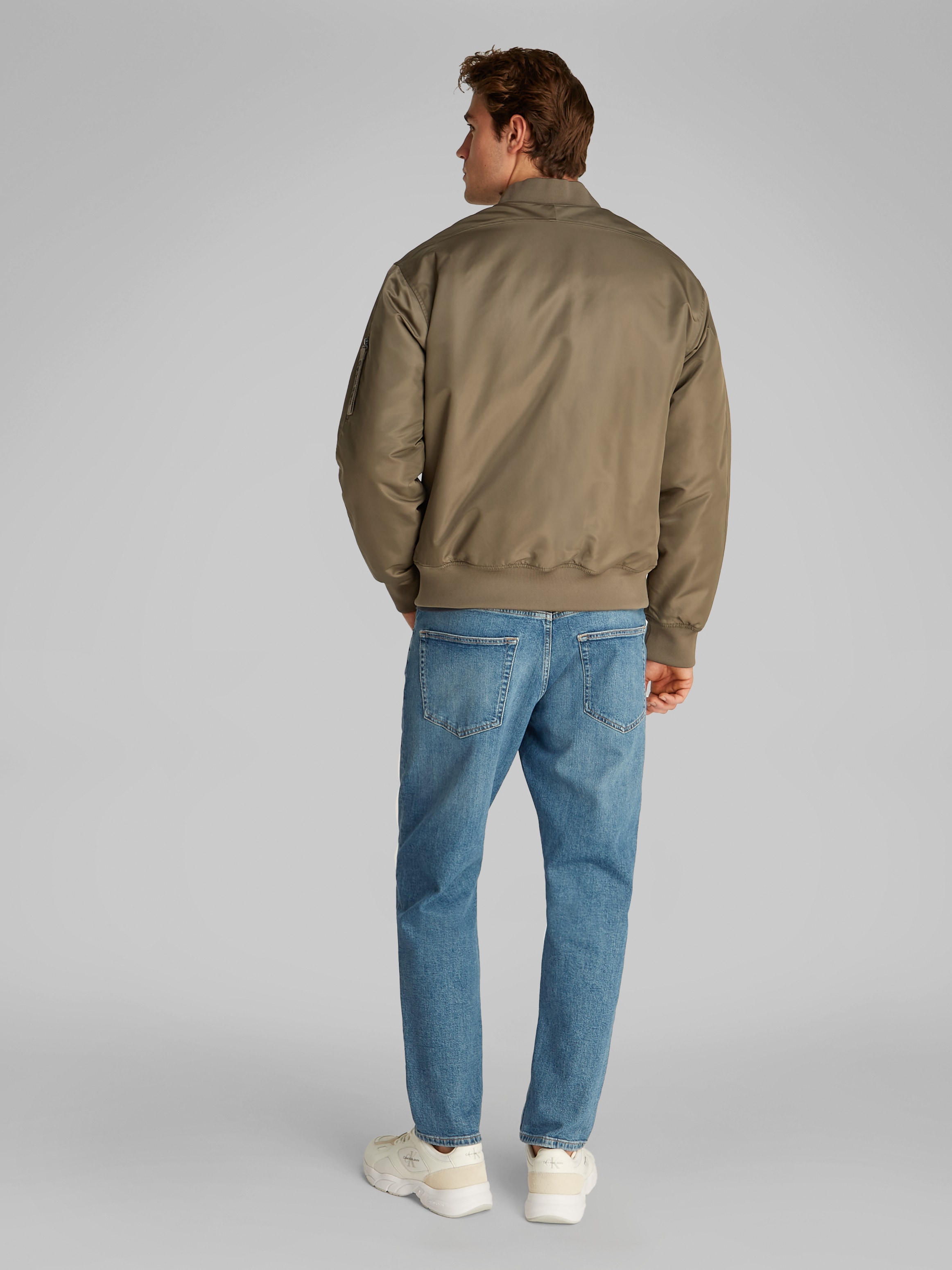 Calvin Klein Jeans Blouson »LS JEANS HERO BOMBER«, mit Strickbündchen