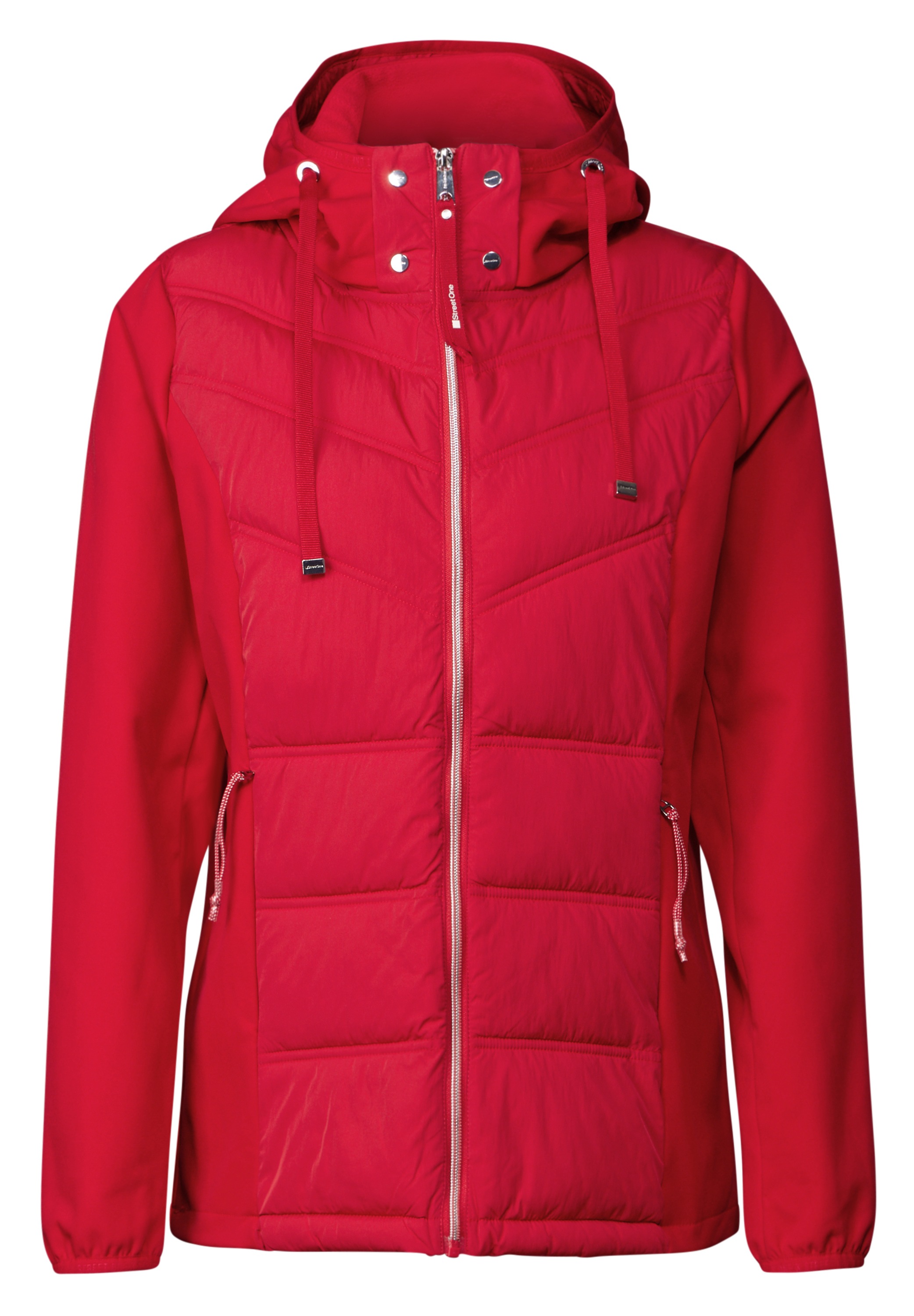 STREET ONE Steppjacke, mit Kapuze, mit Kapuze mit Tunnelzugband