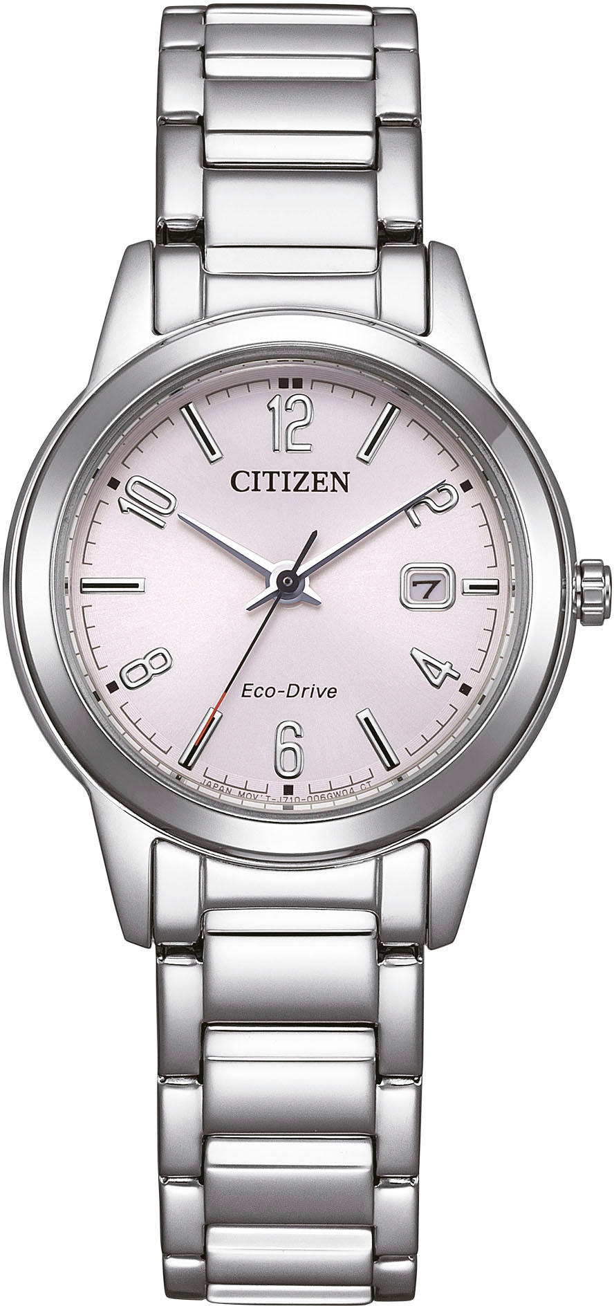 Citizen Solaruhr »FE1241-71Z«, Armbanduhr, Damenuhr, Edelstahlarmband, Datum
