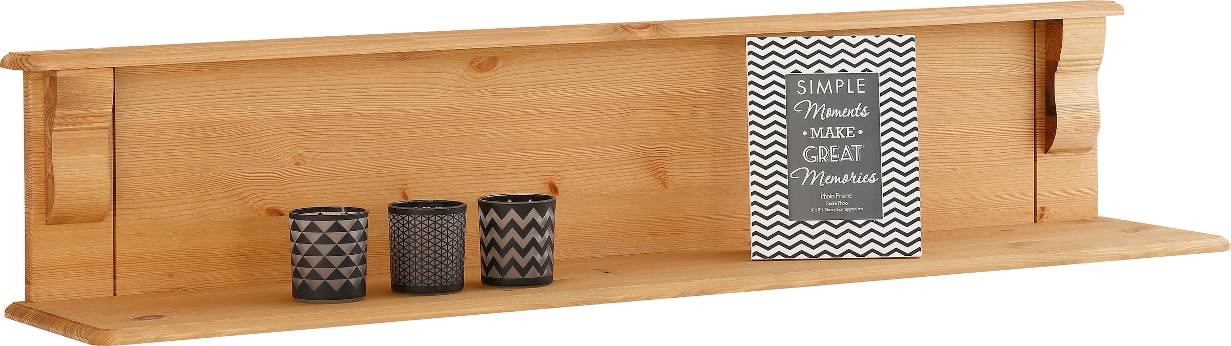 OTTO home Wandregal "Adele" Breite 120 cm, aus massiver Kiefer, FSC günstig online kaufen