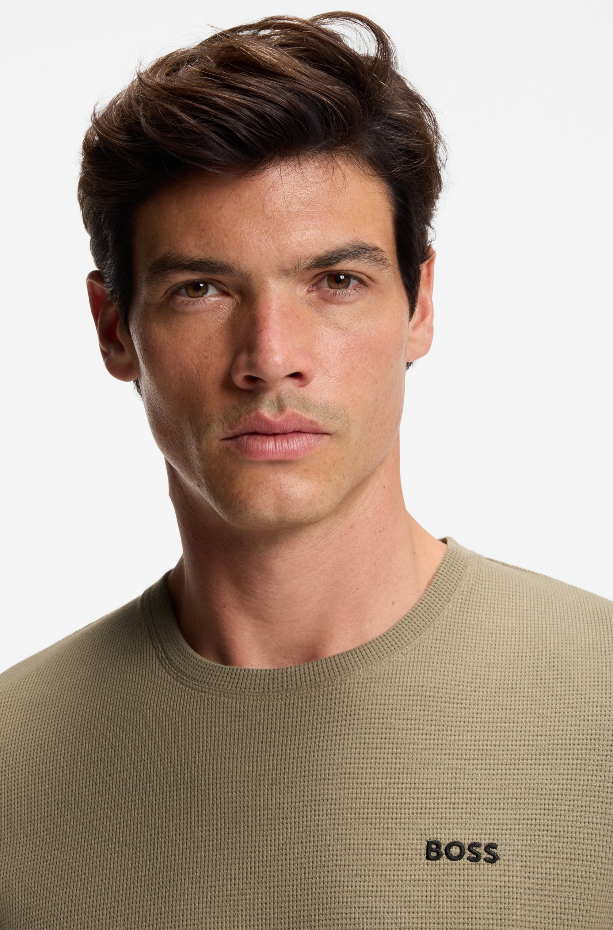 BOSS Pyjamaoberteil "Waffle T-Shirt" günstig online kaufen