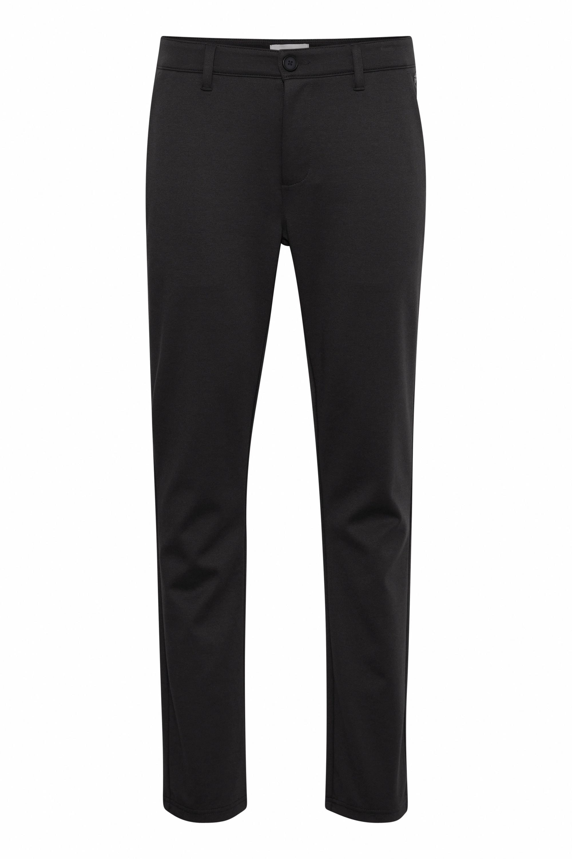 Chinohose BLEND "BHLangford", Herren, Gr. 40, Länge 34, schwarz, 64% Viskose, 31% Polyester, 5% Elasthan, unifarben, normal lang, Hosen Chinohose, Stilvolle Anzugshose mit Eingrifftaschen