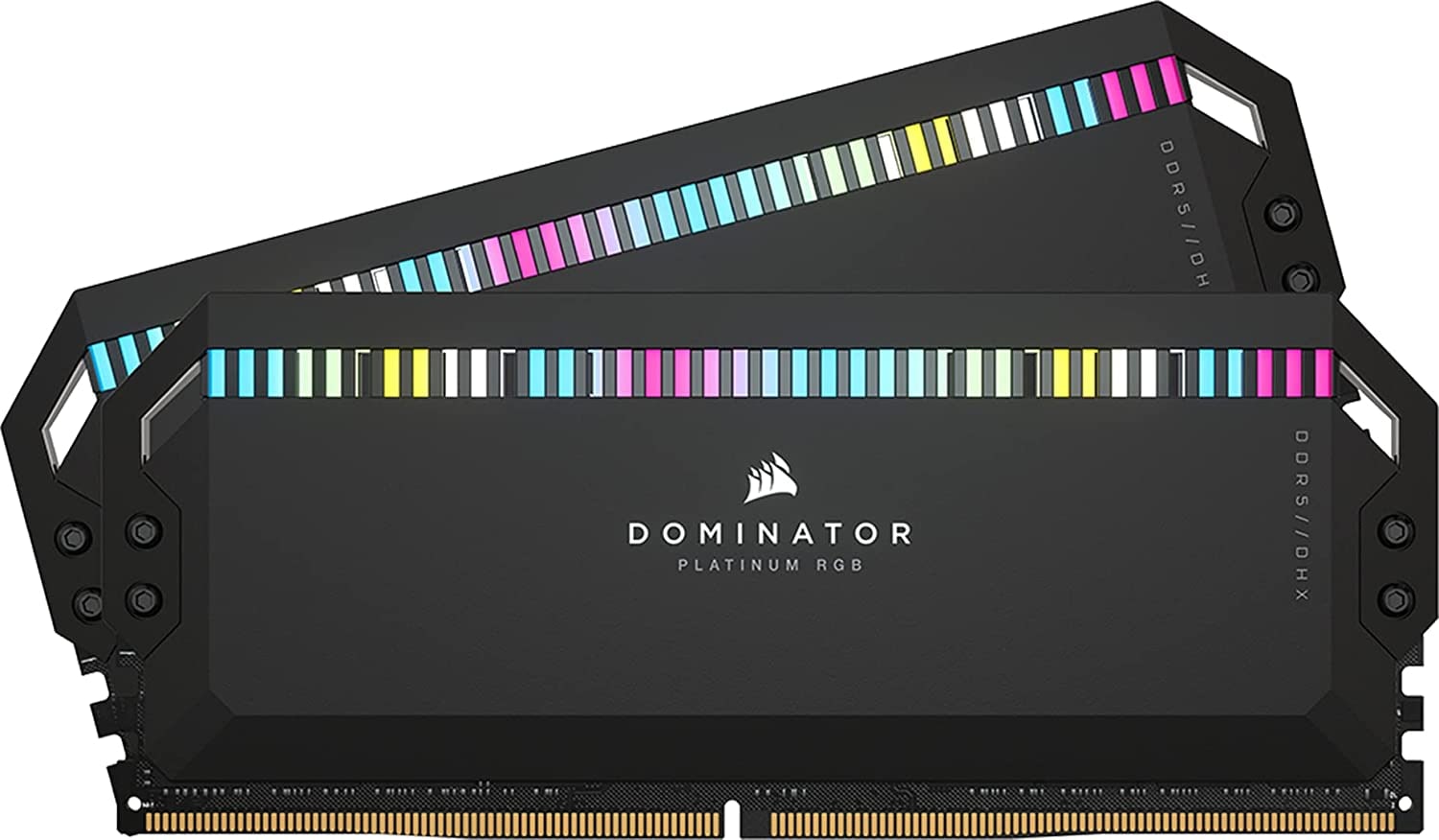 Corsair Arbeitsspeicher »DOMINATOR PLATINUM RGB DDR5 5200 White«, RGB Beleuchtung ICUE, INTEL optimiert