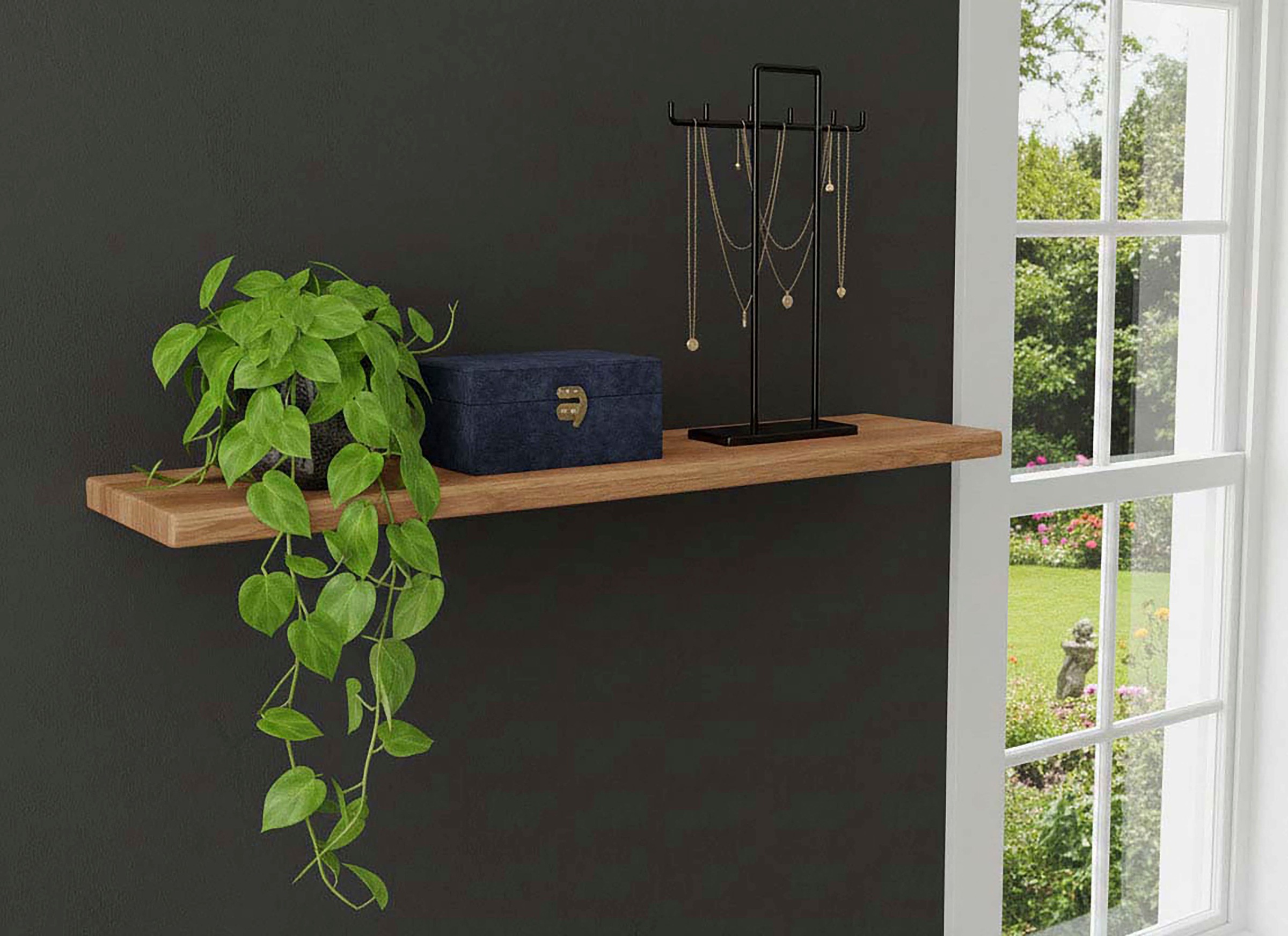 WIEMANN Wandregal "Lausanne, Regalbrett, Massivholz Erle" 2 Breiten auswähl günstig online kaufen