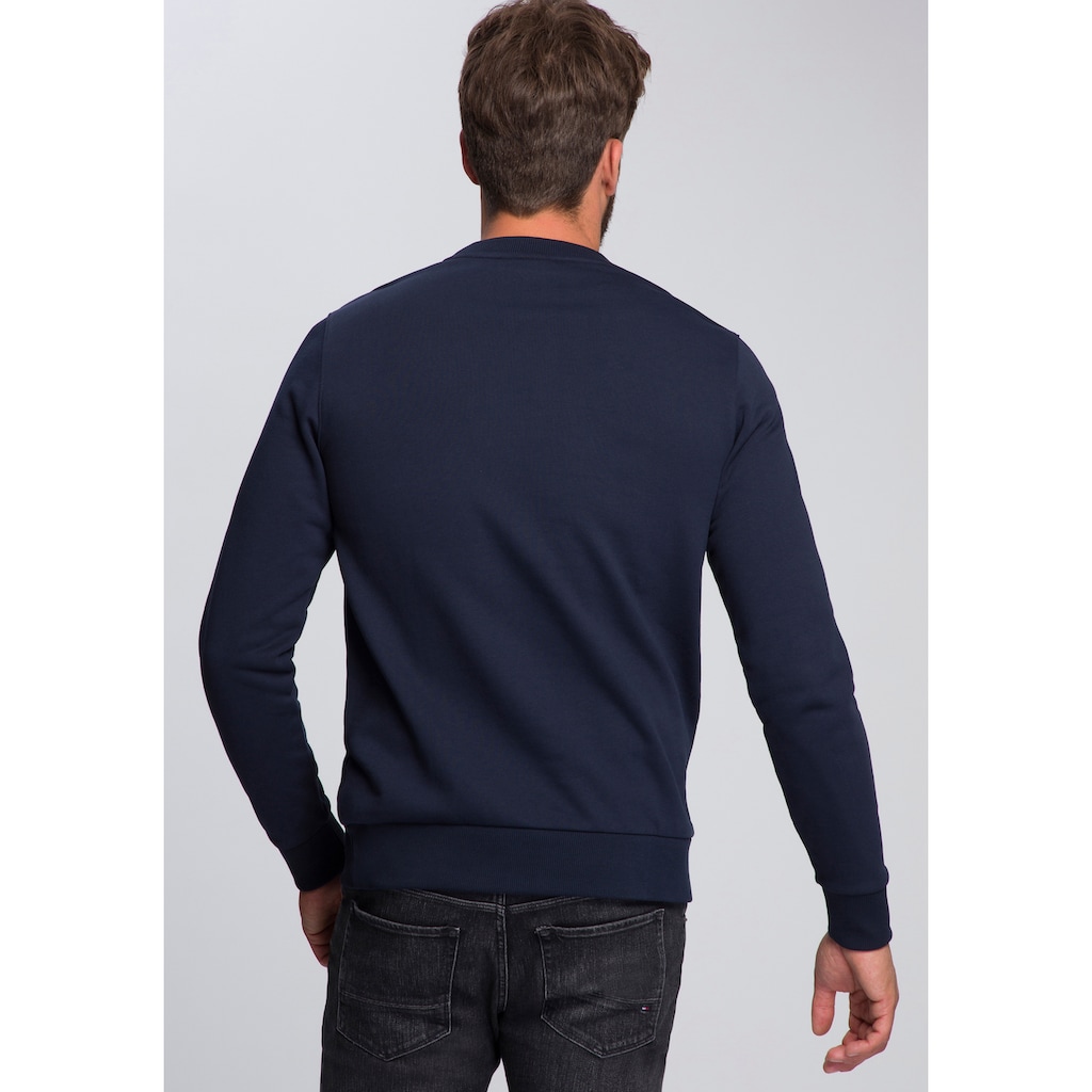 Herrenmode Pullover & Sweatshirts Calvin Klein Sweatshirt »COTTON LOGO SWEATSHIRT« navy