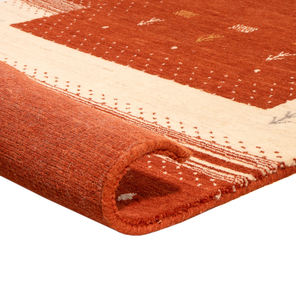 morgenland Wollteppich »Aurora Flair - Gabbeh Teppich - Loribaft Softy«, rechteckig, 1,2 mm Höhe, Sehr weicher Flor