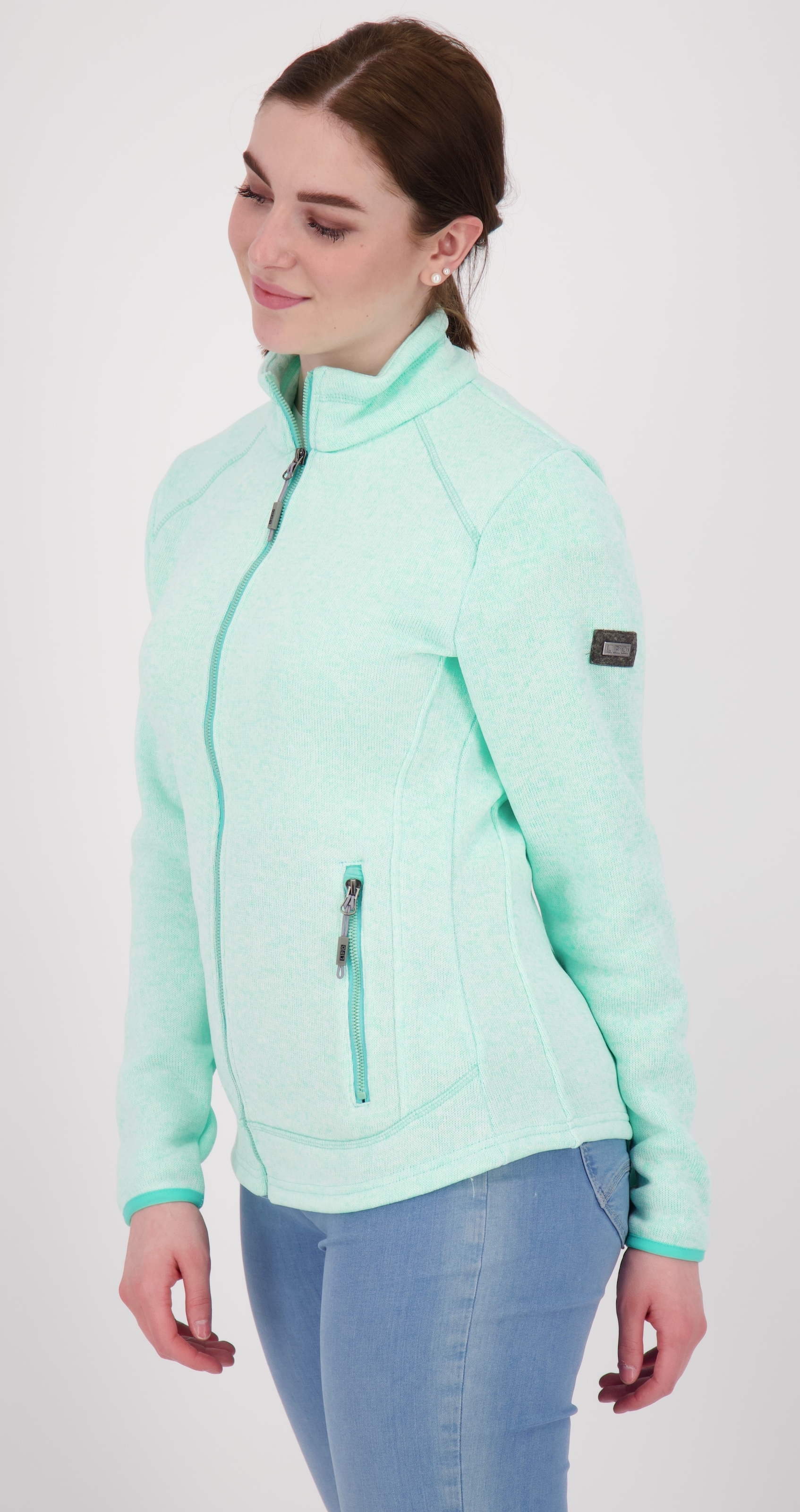 DEPROC Active Strickfleecejacke »KIRKVALE X WOMEN«, auch in Großen Größen erhältlich