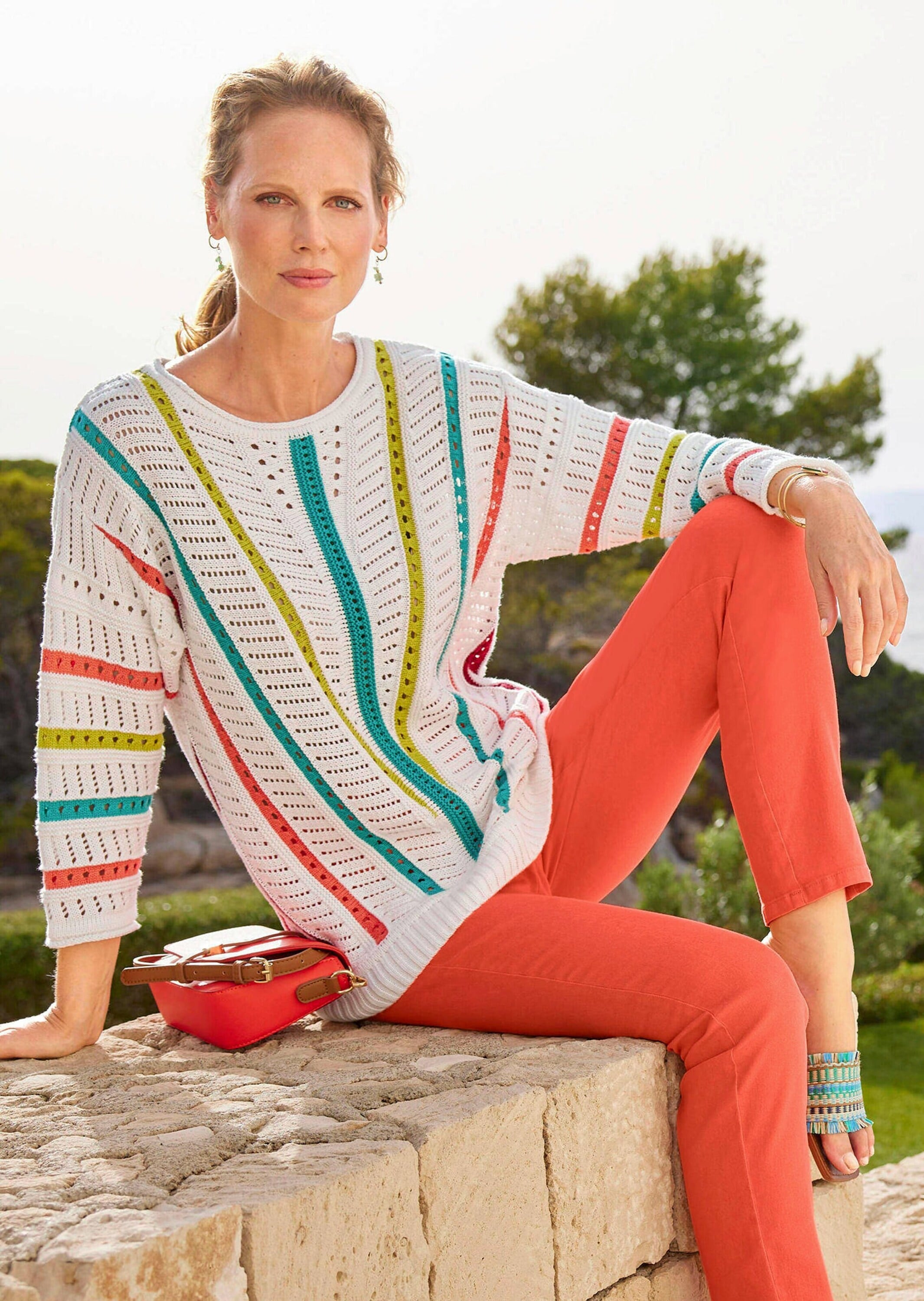 GOLDNER Rundhalspullover »Strickpullover mit U-Boot-Ausschnitt«