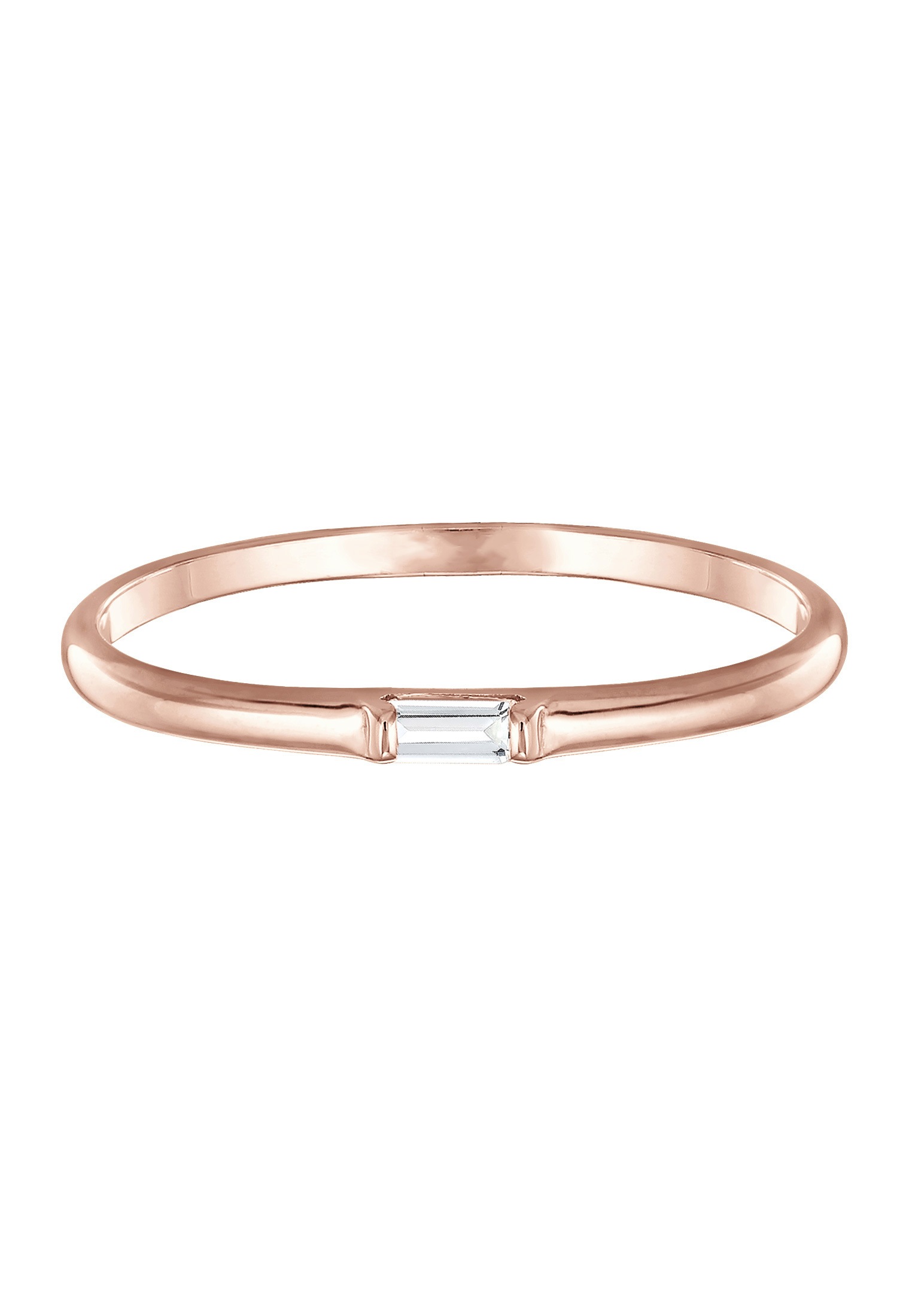 Elli Premium Verlobungsring »Verlobungsring Topas Weiß 750 Rosegold«