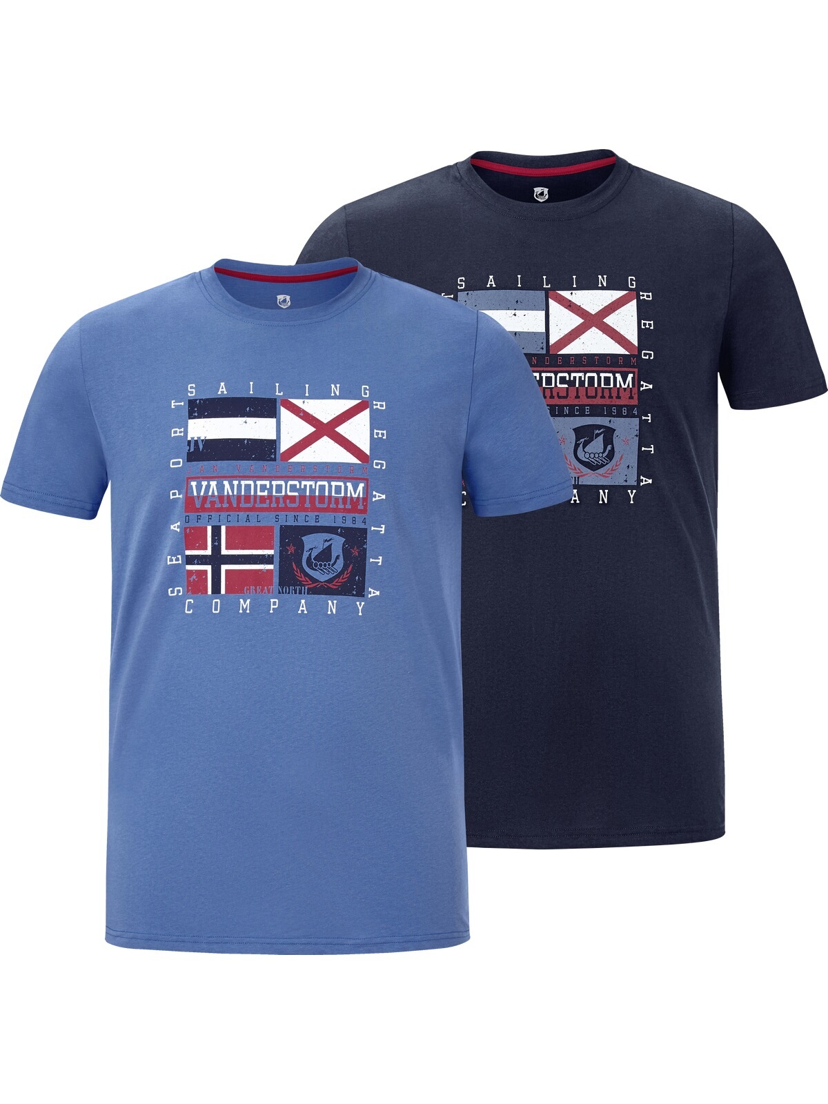 Jan Vanderstorm T-Shirt »Doppelpack T-Shirt PREBEN«
