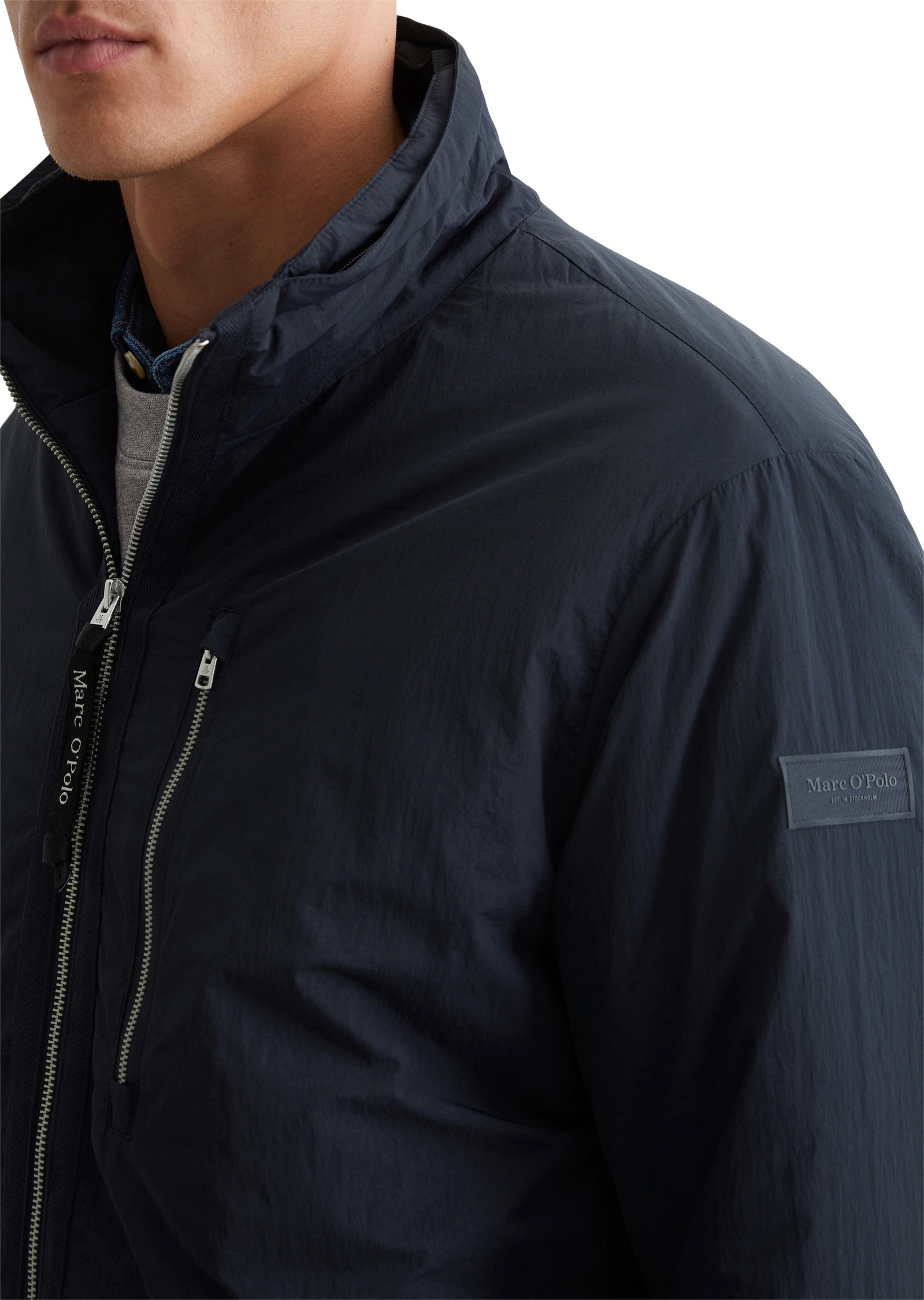 Marc O'Polo Outdoorjacke »aus wasserabweisendem, recyceltem Material«