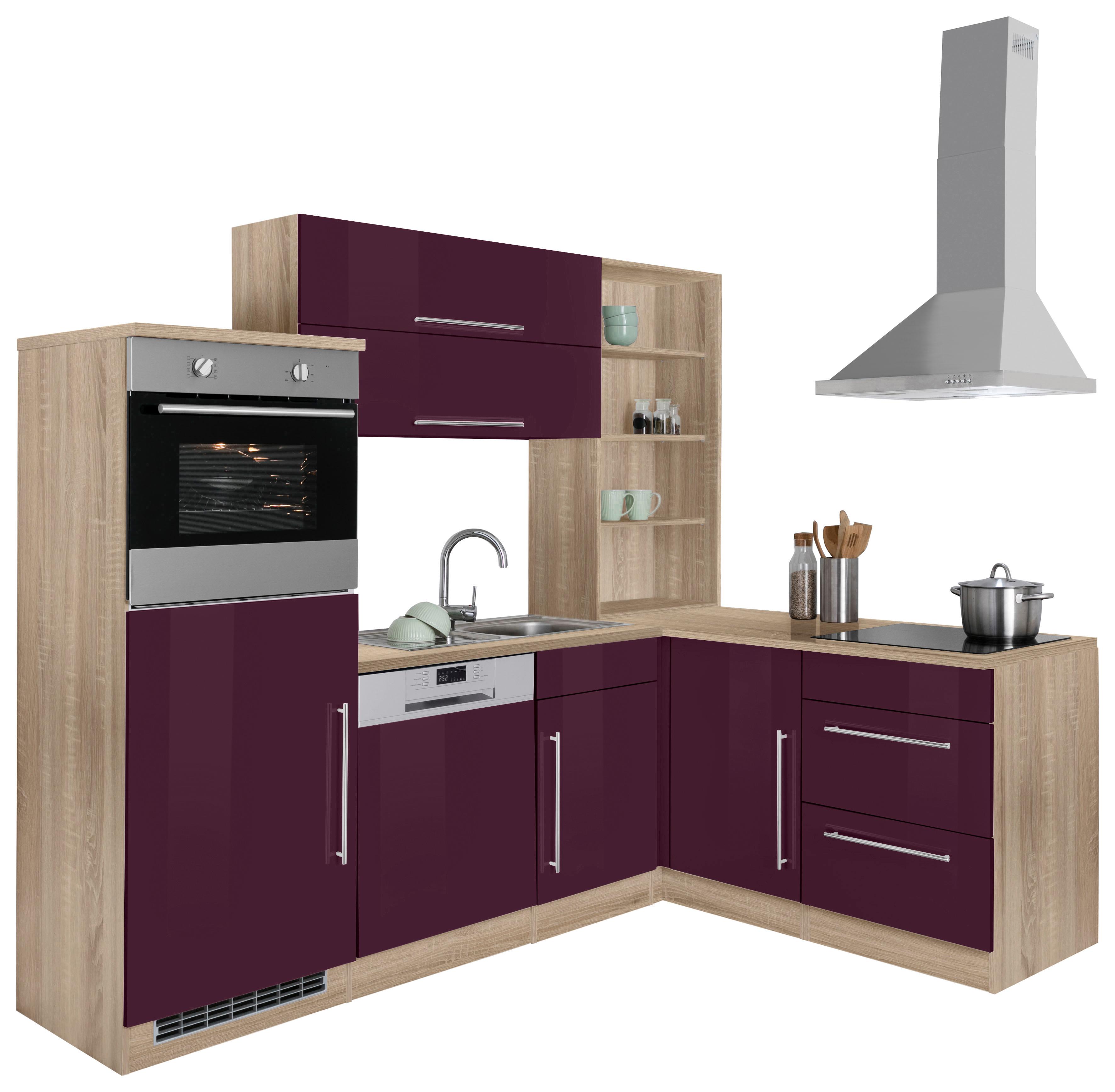 KOCHSTATION 1100000002199 "KS-Samos" Stellbreite 230x170 cm, wahlweise mit E-Geräten, mit Arbeitsplatte