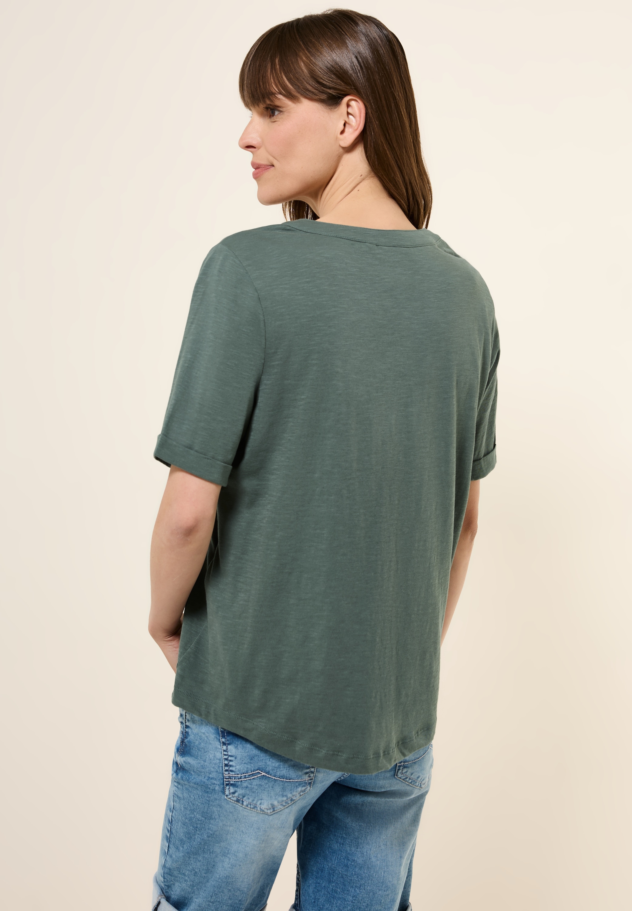 Cecil T-Shirt, aus reiner Baumwolle