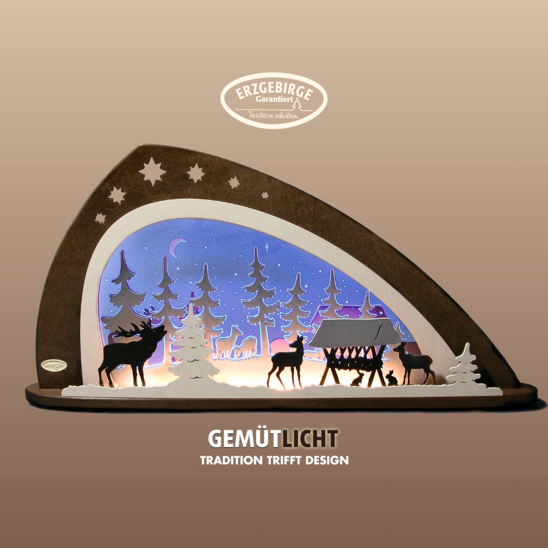 Weigla Lichterbogen, Erzgebirge garantiert, Weihnachtsdeko Innen, Weihnacht günstig online kaufen