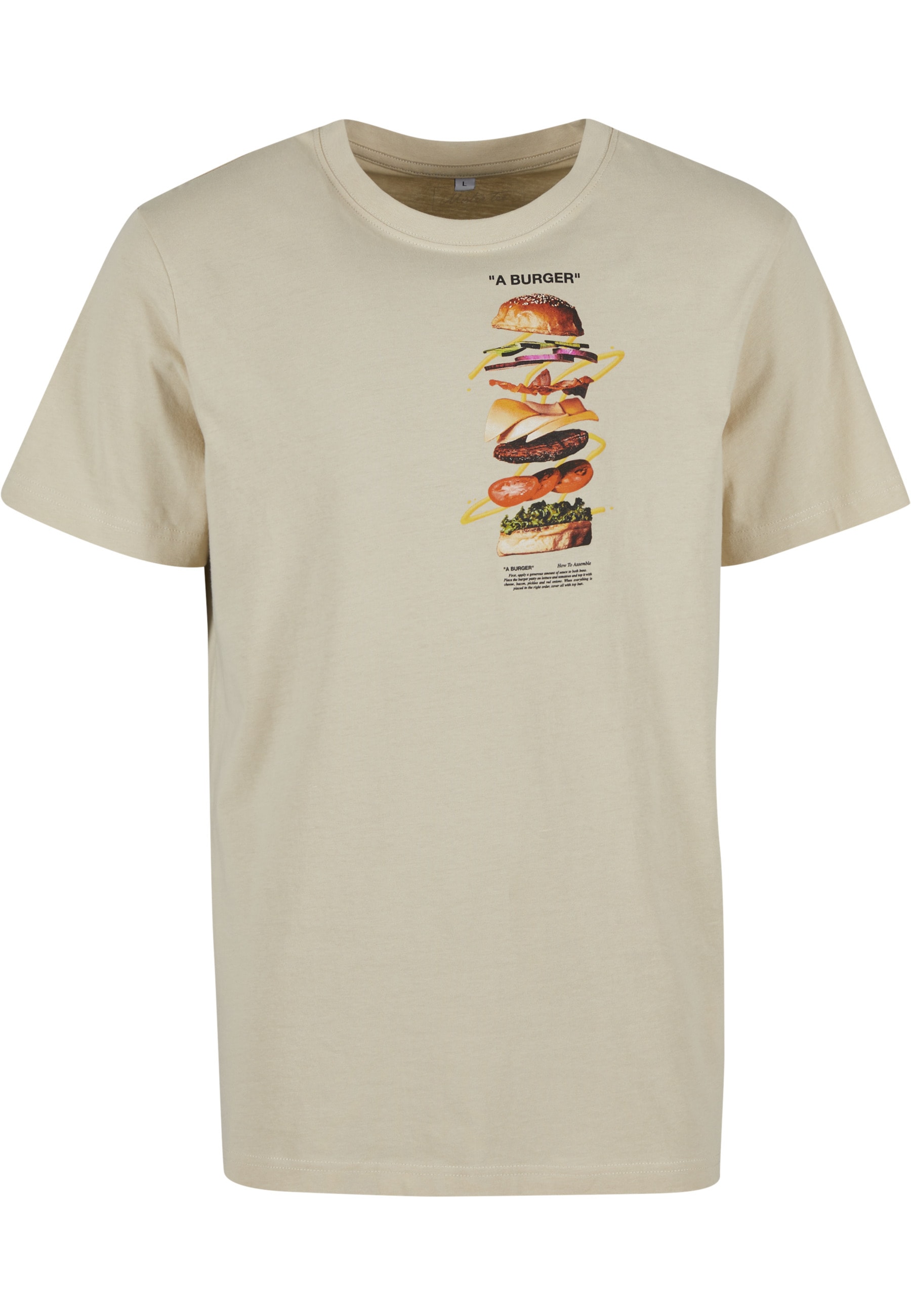 MisterTee T-Shirt "MisterTee Herren A Burger Tee" 1