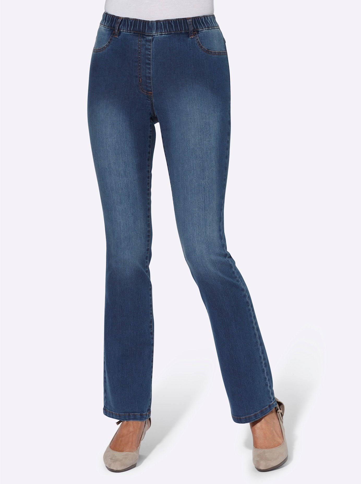 Classic Basics Bootcut-Jeans 1 Stk. tlg. günstig online kaufen