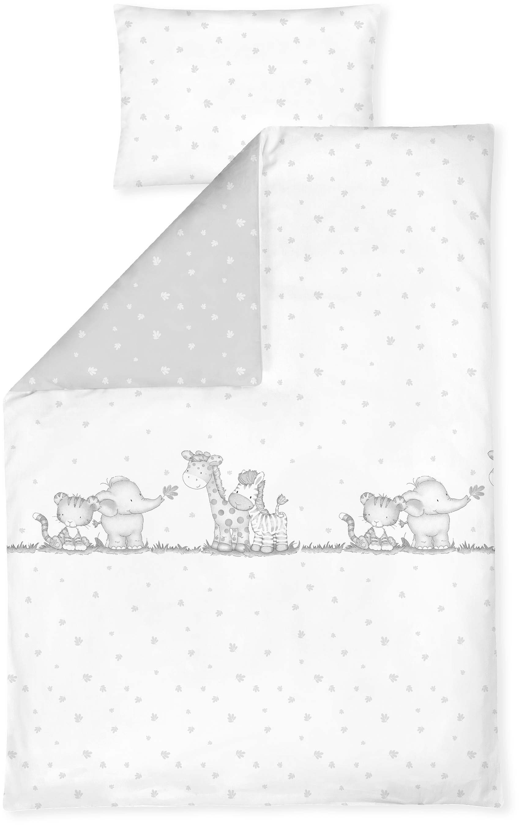 Julius Zöllner Kinderbettwäsche "Dschungelbande" 2 Stk. tlg. günstig online kaufen